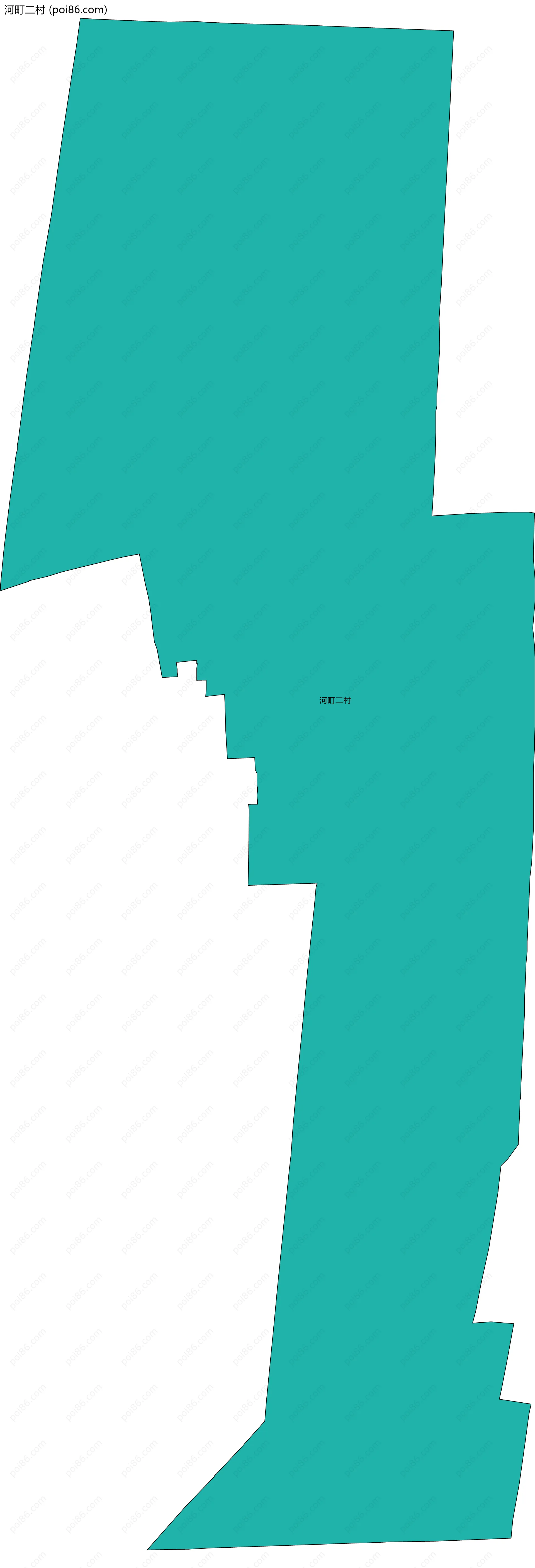 河町二村边界地图