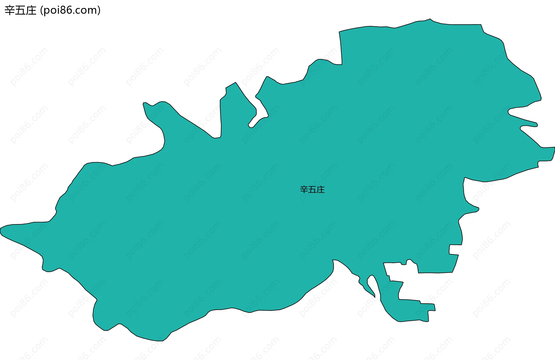 辛五庄边界地图