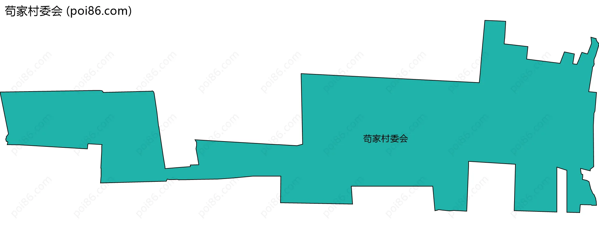 苟家村委会边界地图