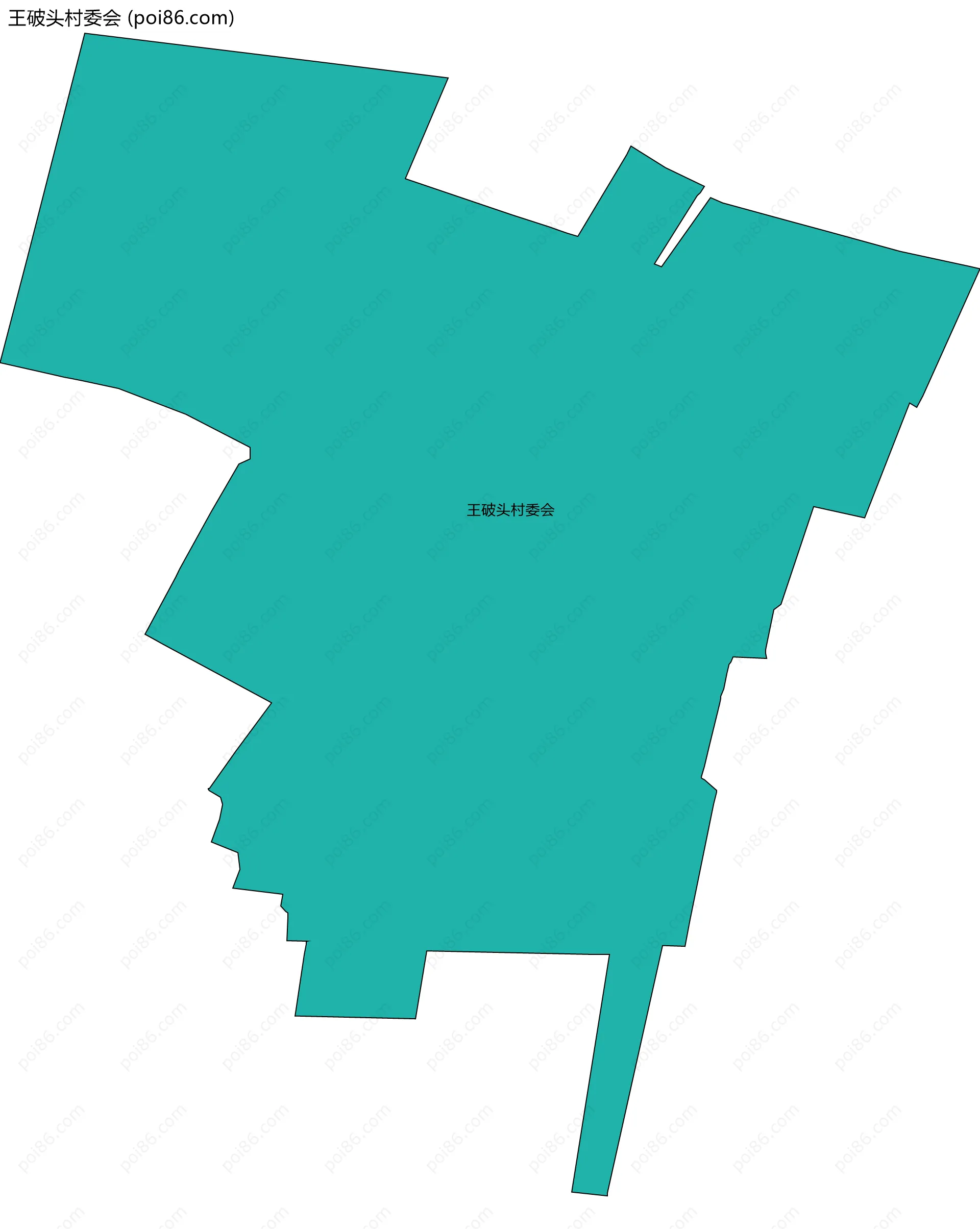 王破头村委会边界地图