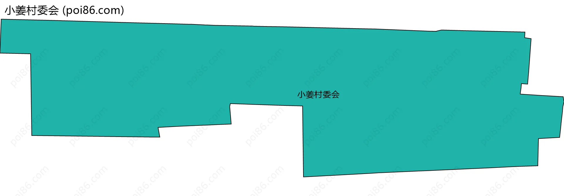 小姜村委会边界地图