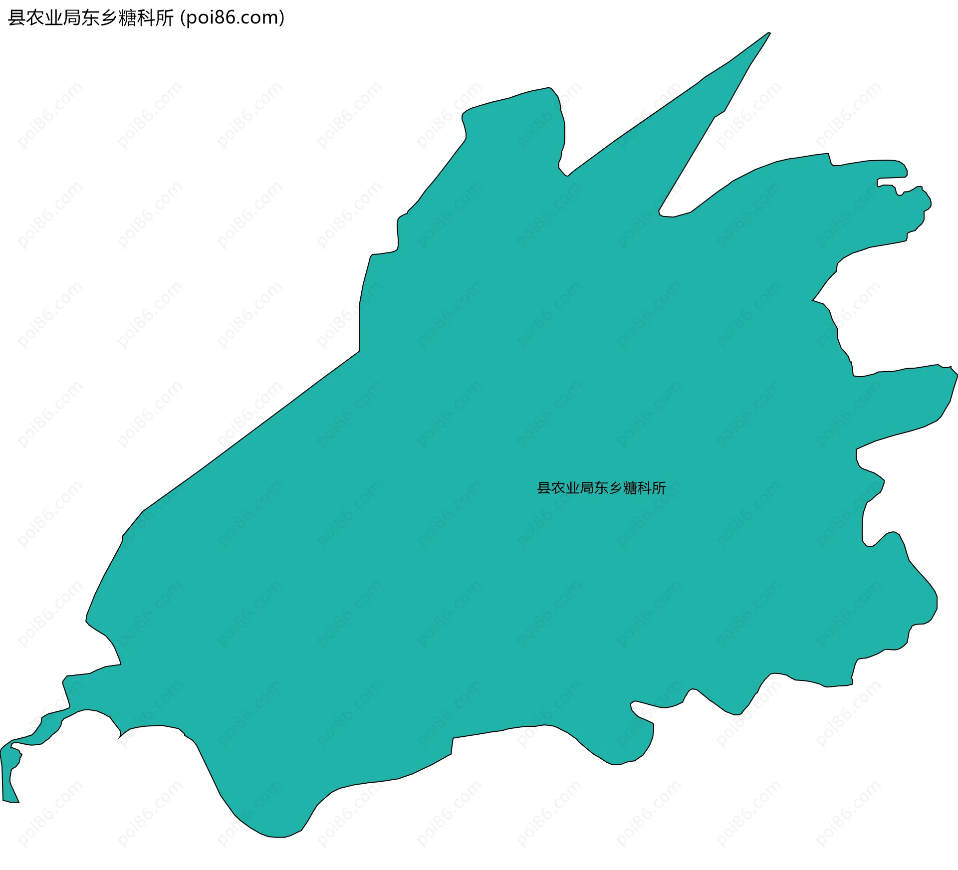 县农业局东乡糖科所边界地图