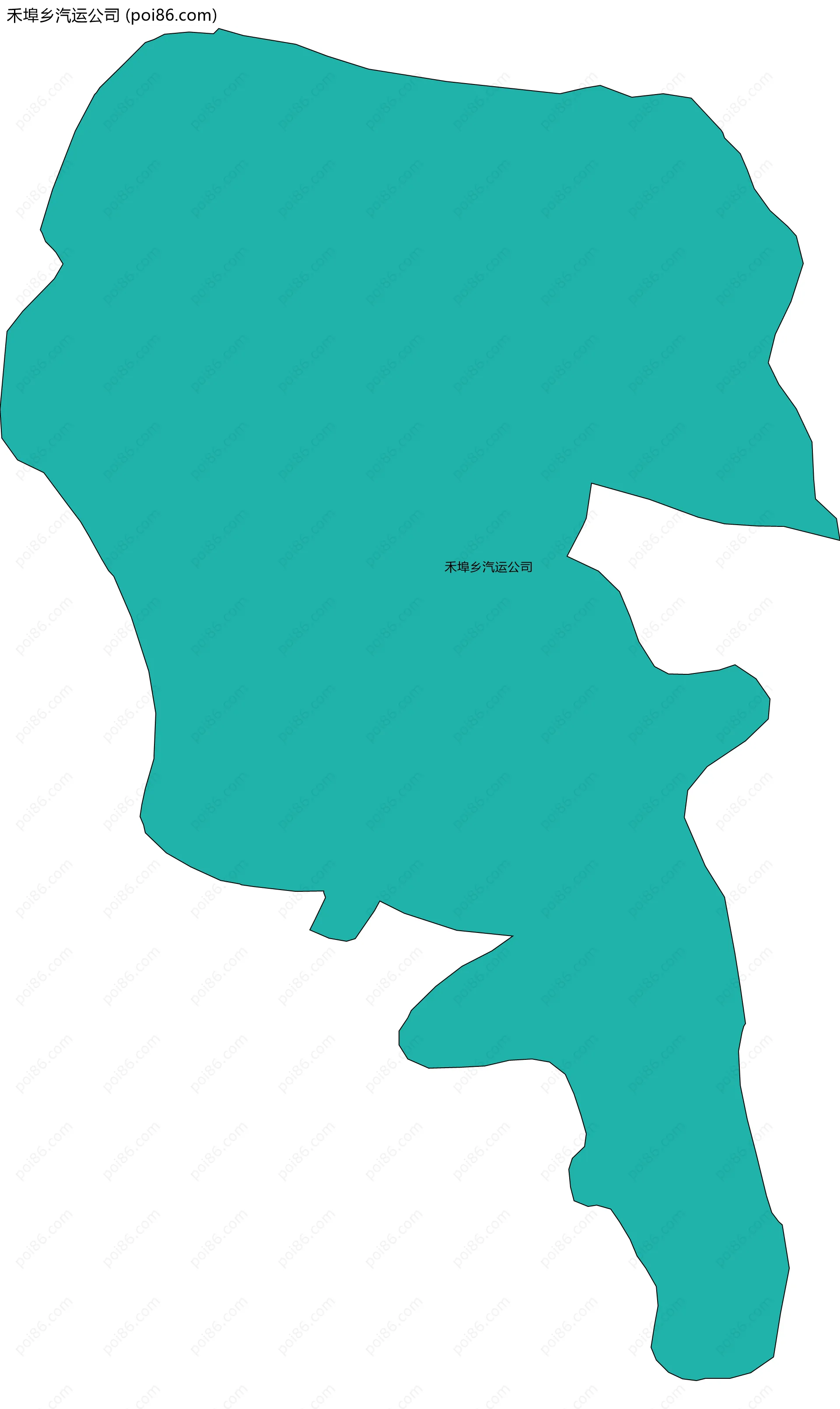 禾埠乡汽运公司边界地图