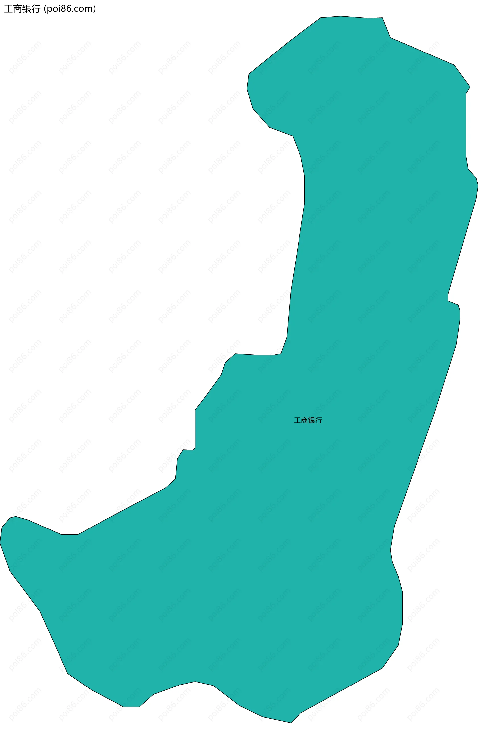 工商银行边界地图