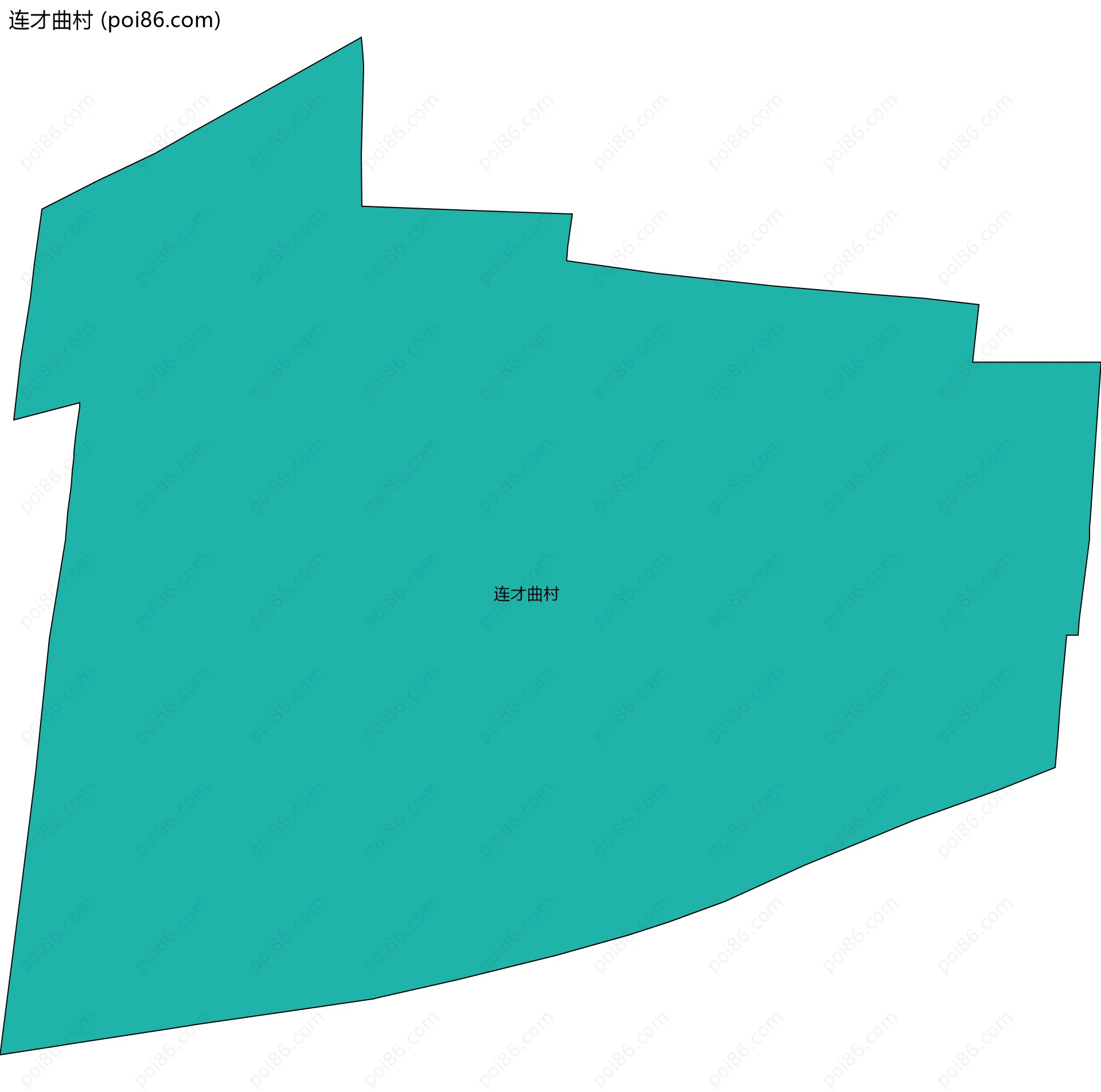 连才曲村边界地图