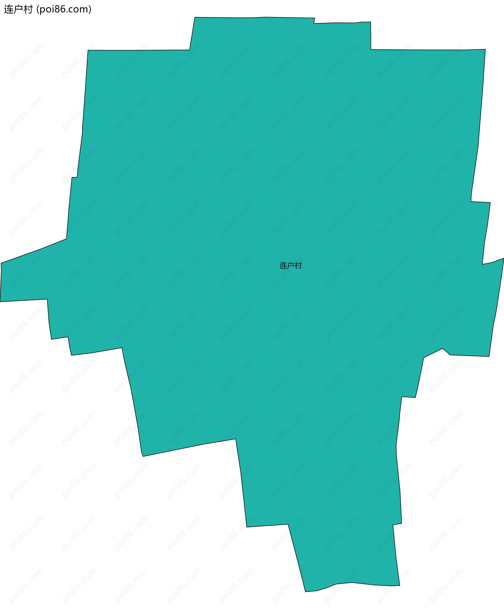 连户村边界地图