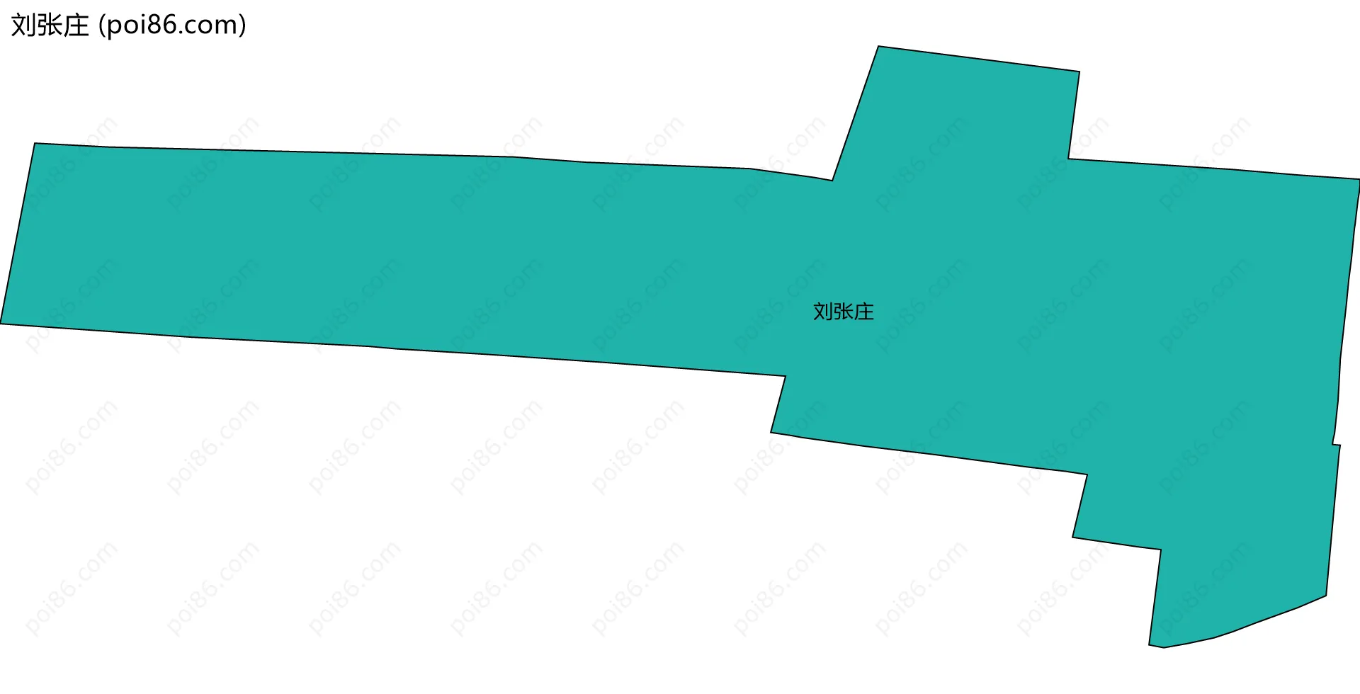 刘张庄边界地图