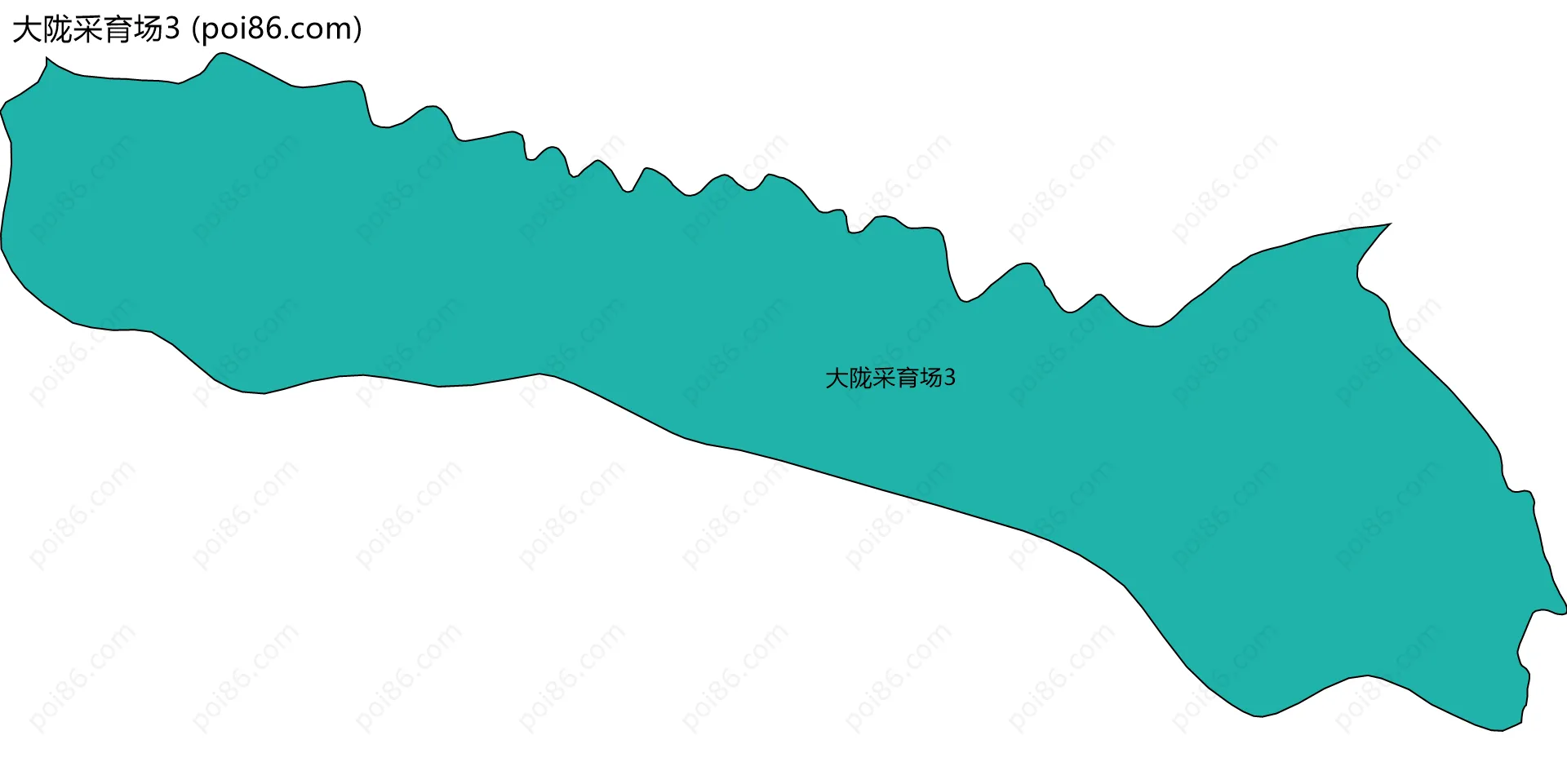 大陇采育场3边界地图