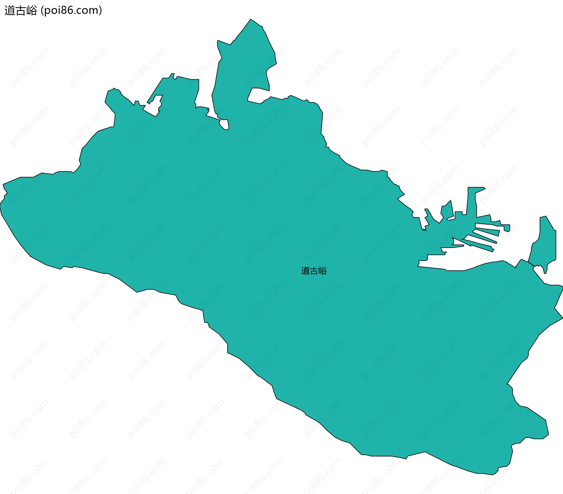 道古峪边界地图