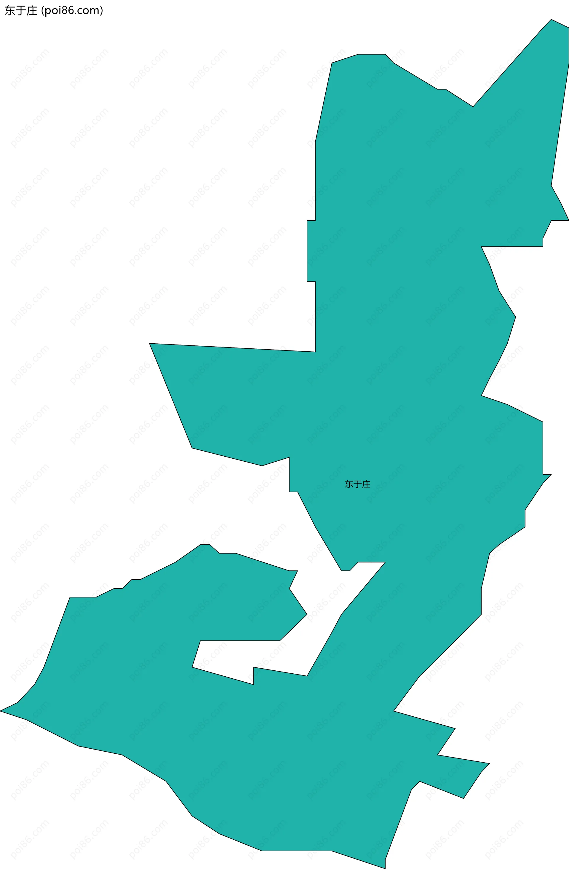 东于庄边界地图