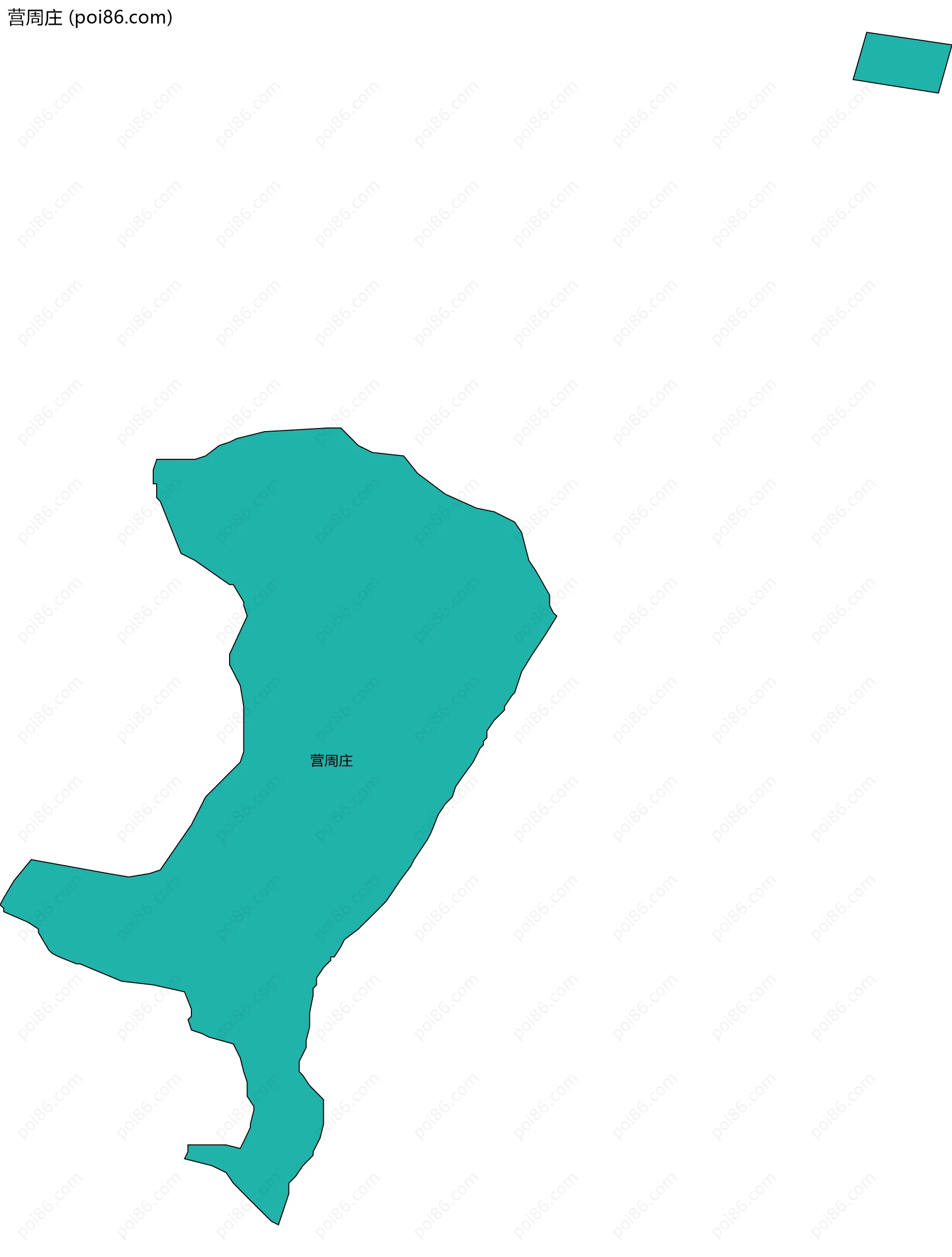 营周庄边界地图