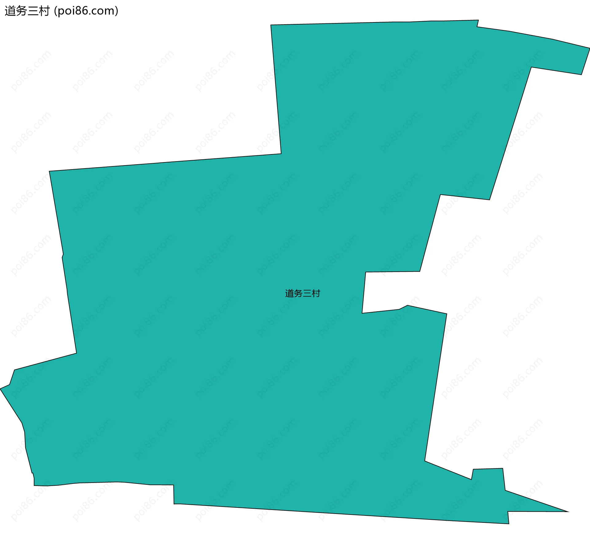 道务三村边界地图