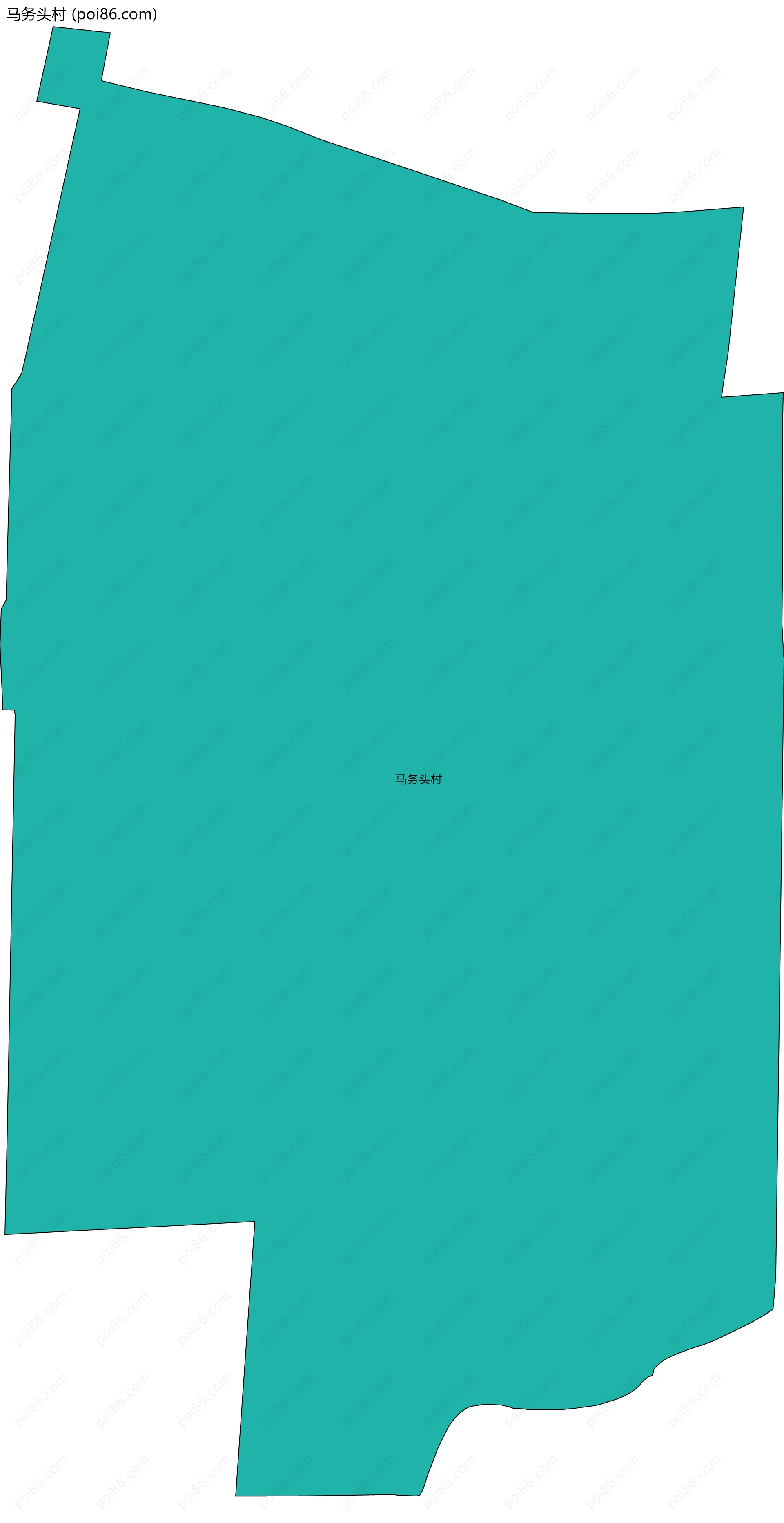 马务头村边界地图
