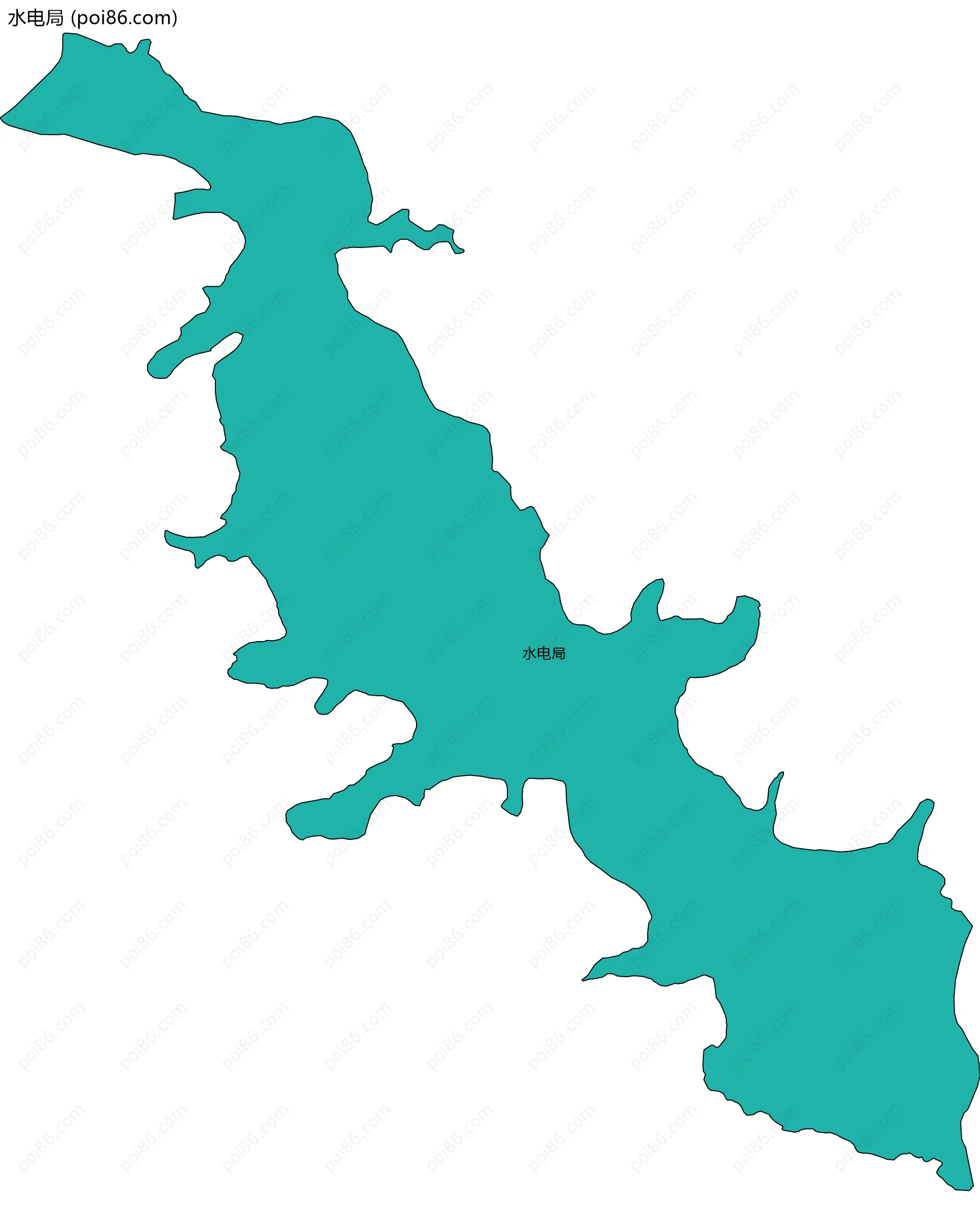 水电局边界地图