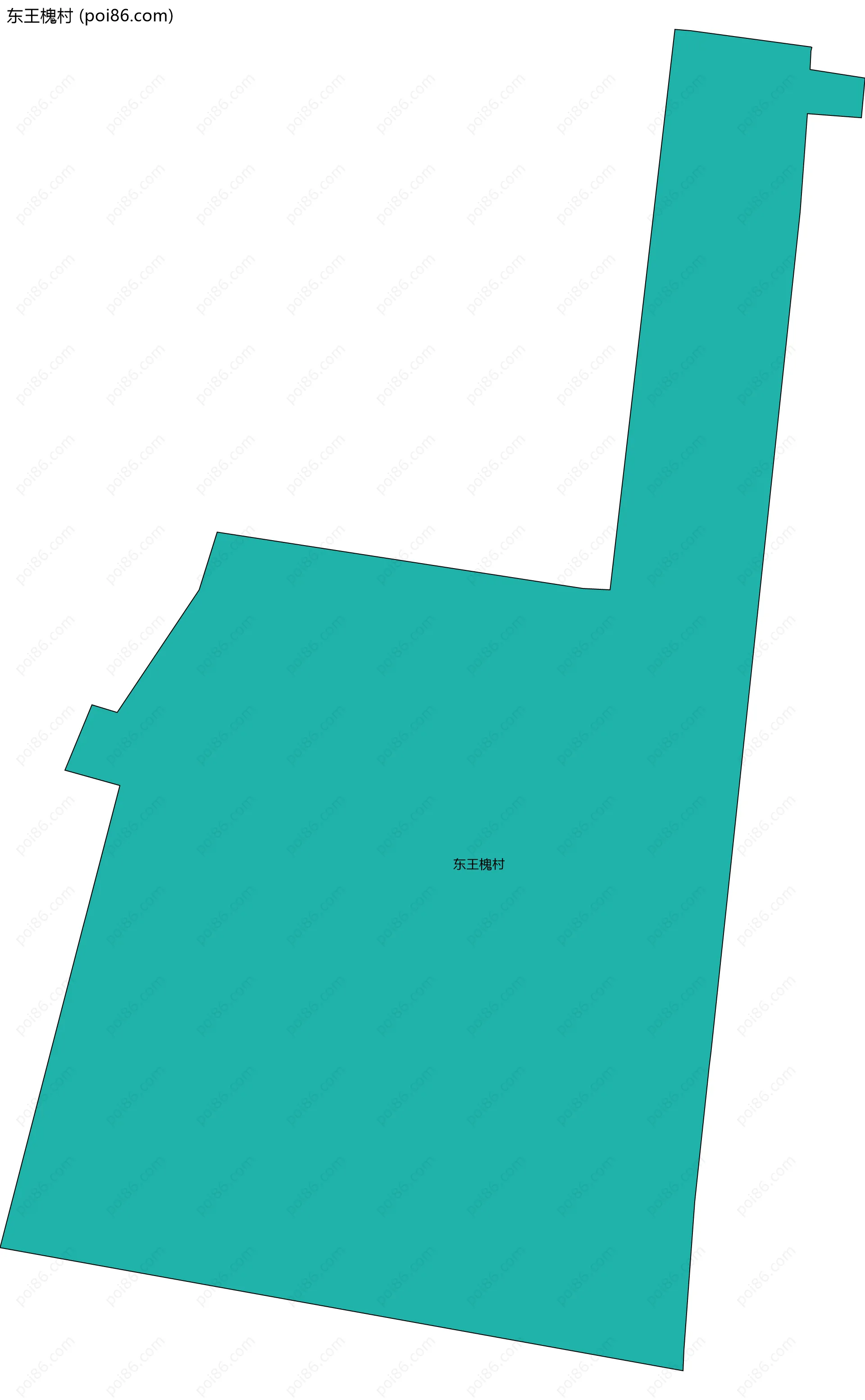 东王槐村边界地图