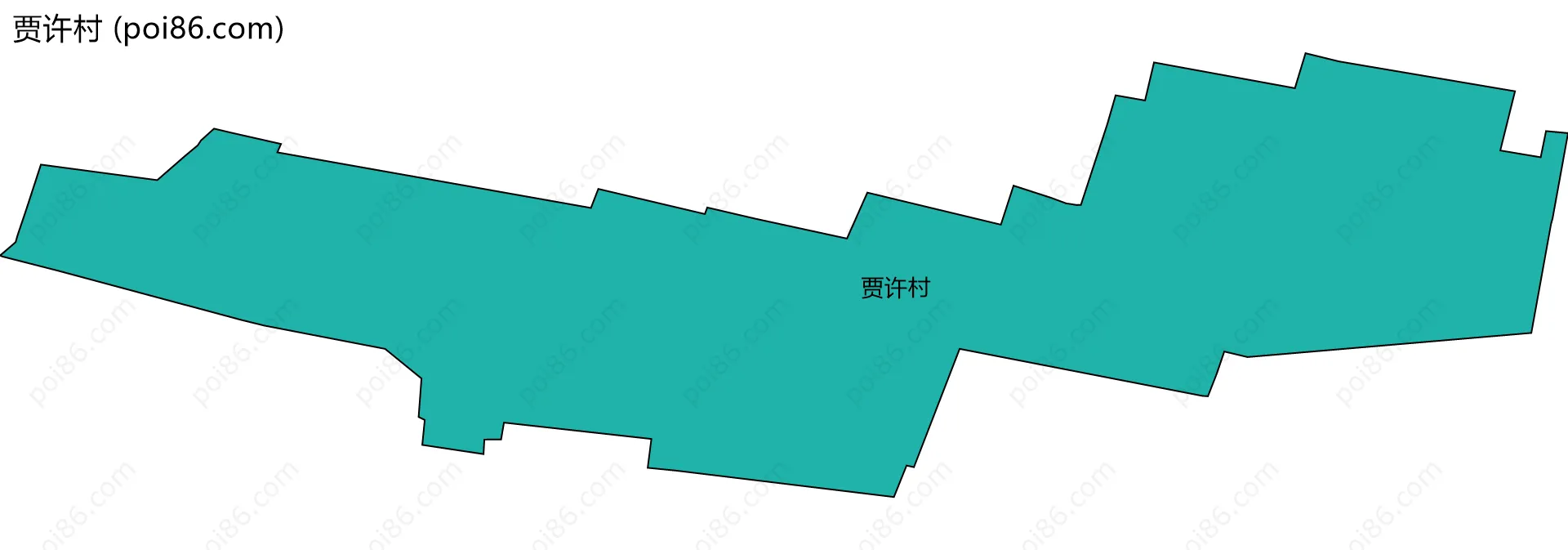 贾许村边界地图