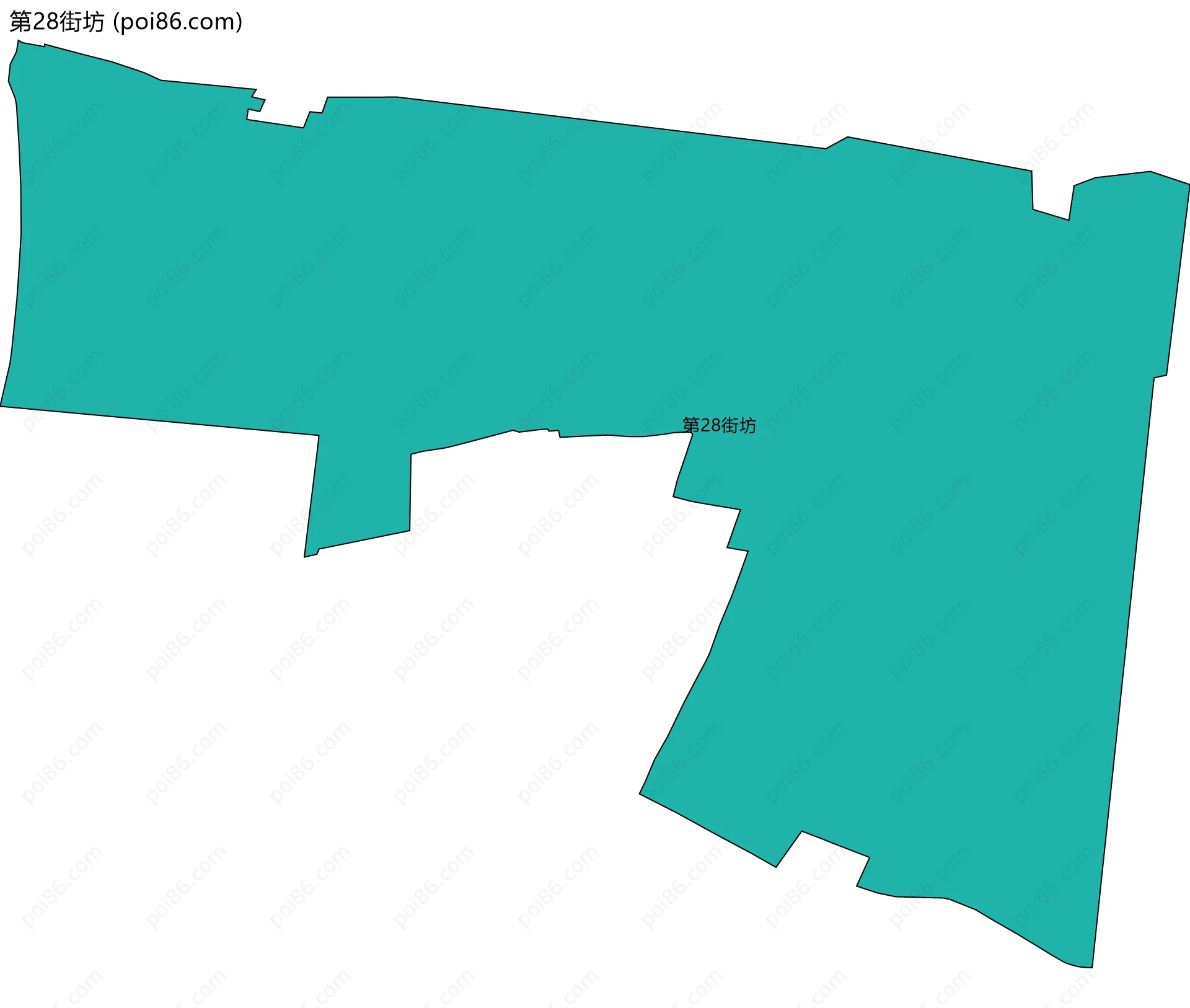 第28街坊边界地图