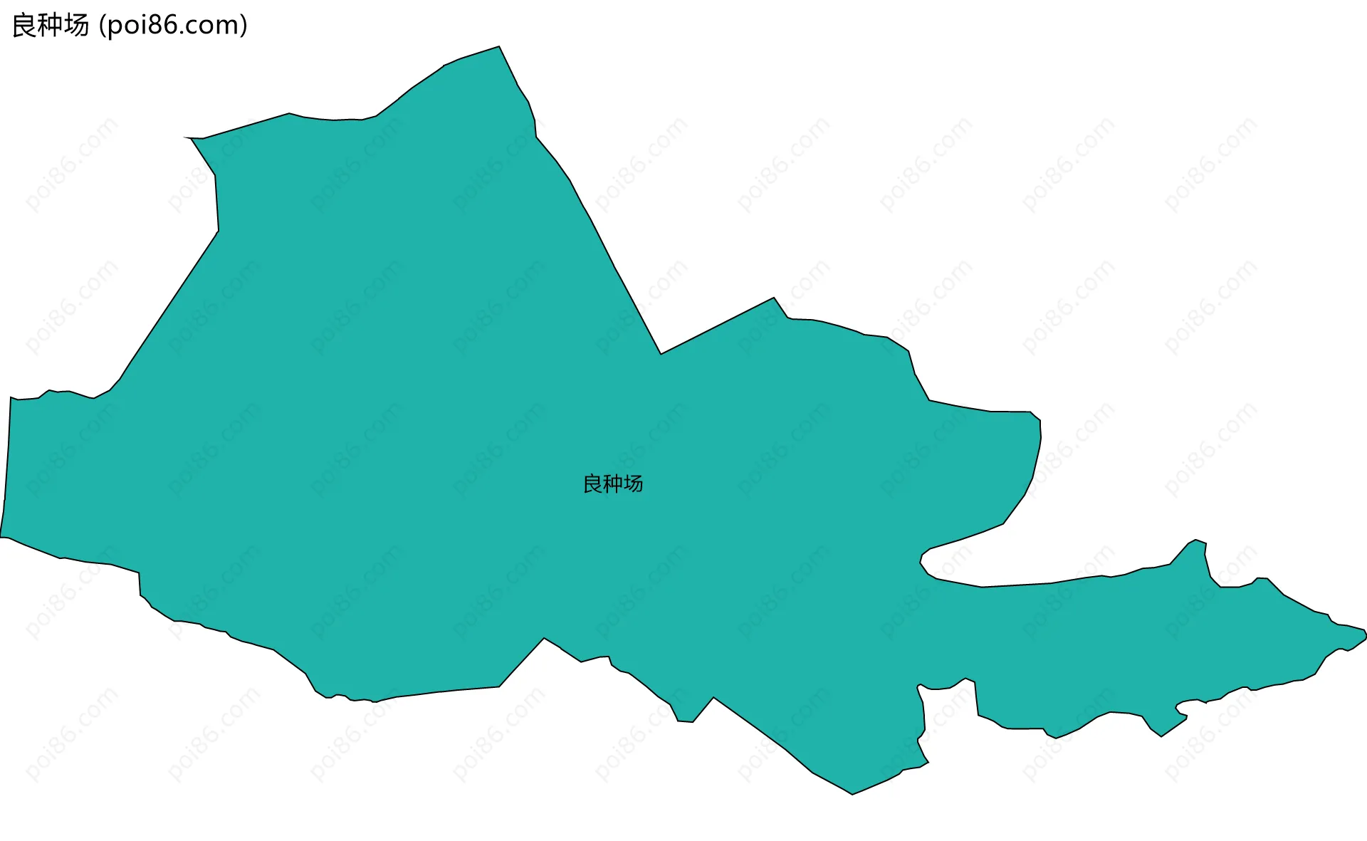 良种场边界地图