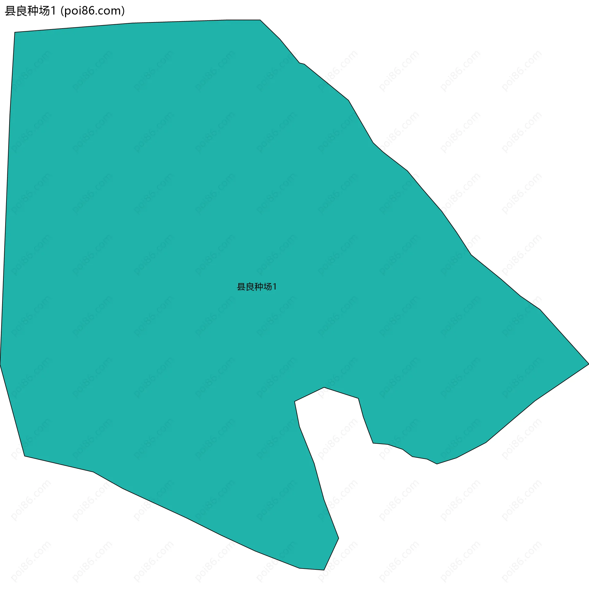 县良种场1边界地图