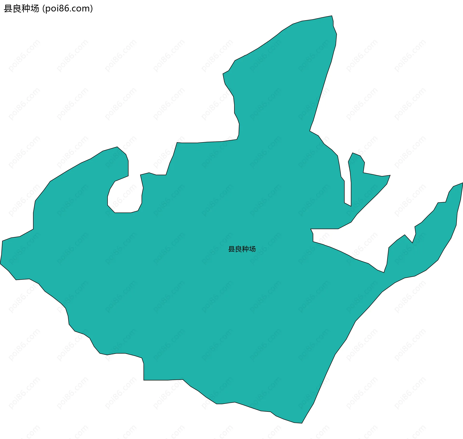 县良种场边界地图