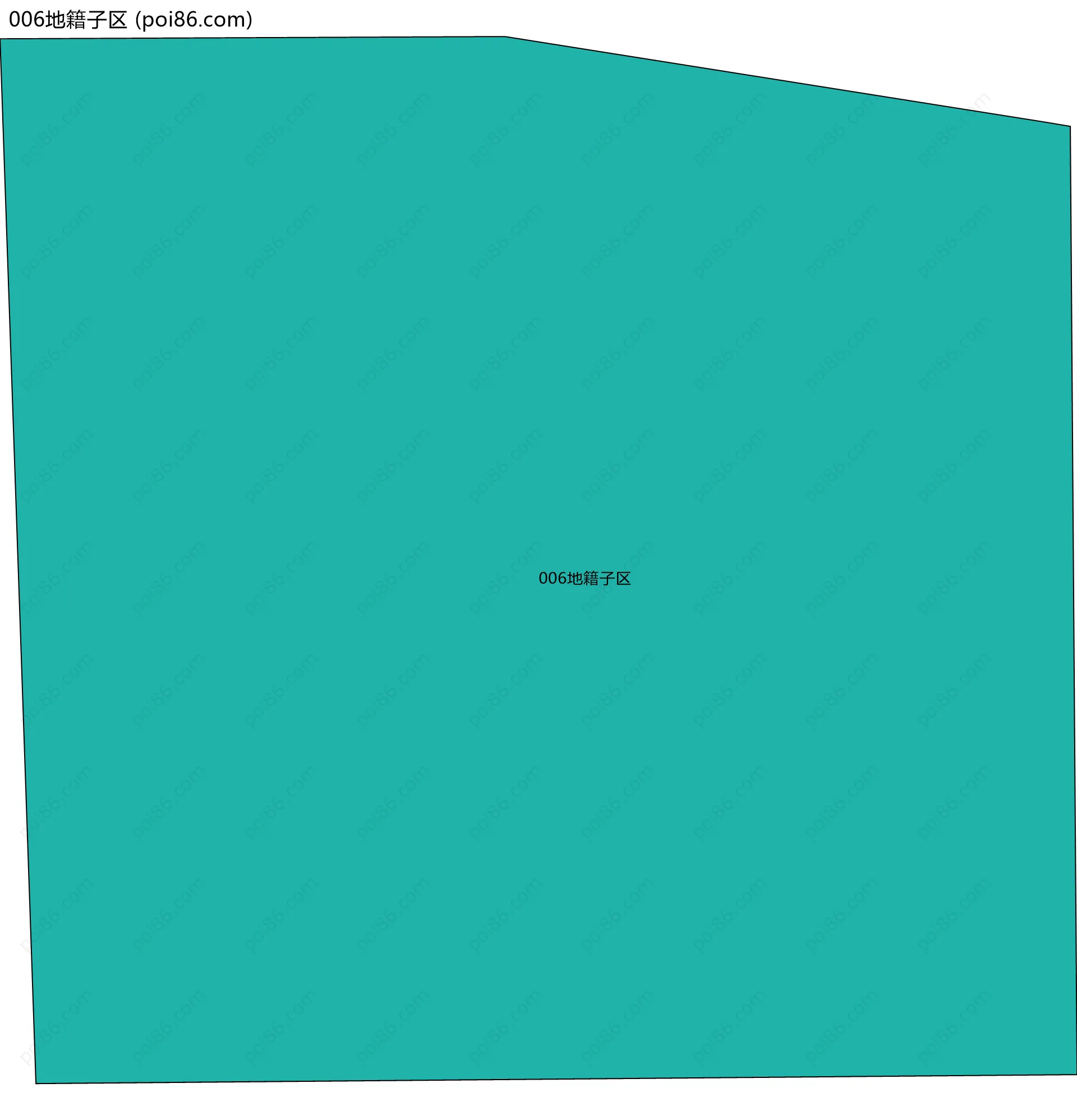 006地籍子区边界地图