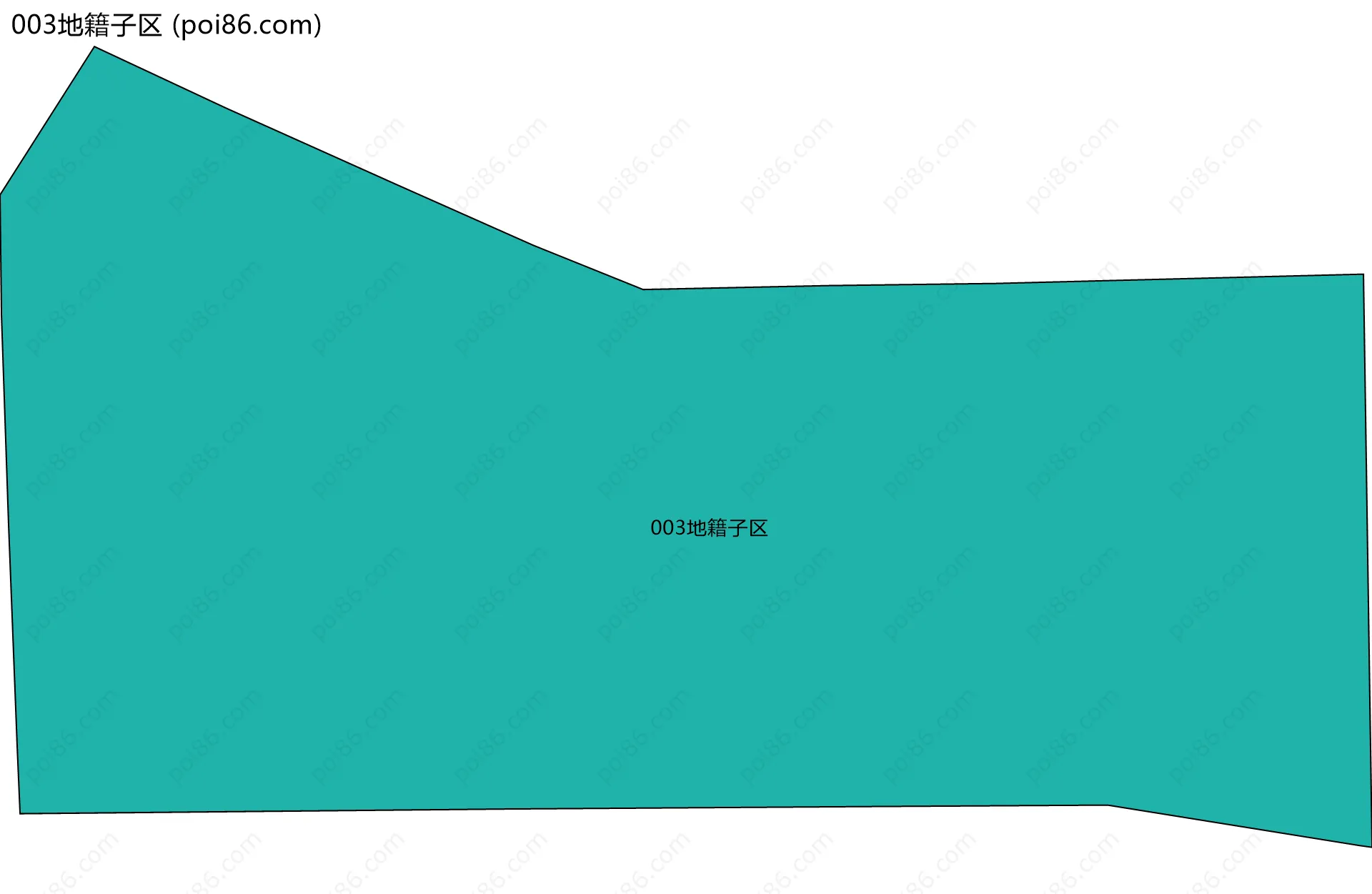 003地籍子区边界地图