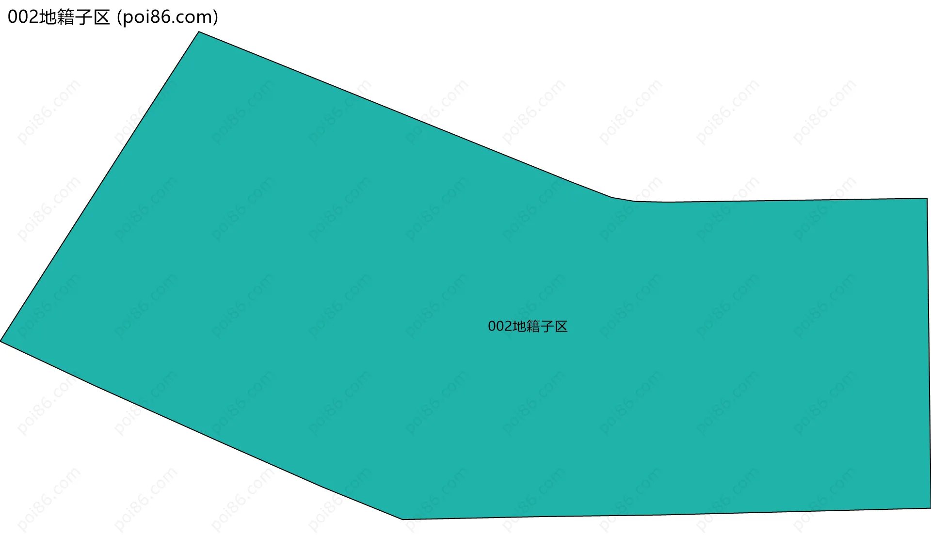 002地籍子区边界地图