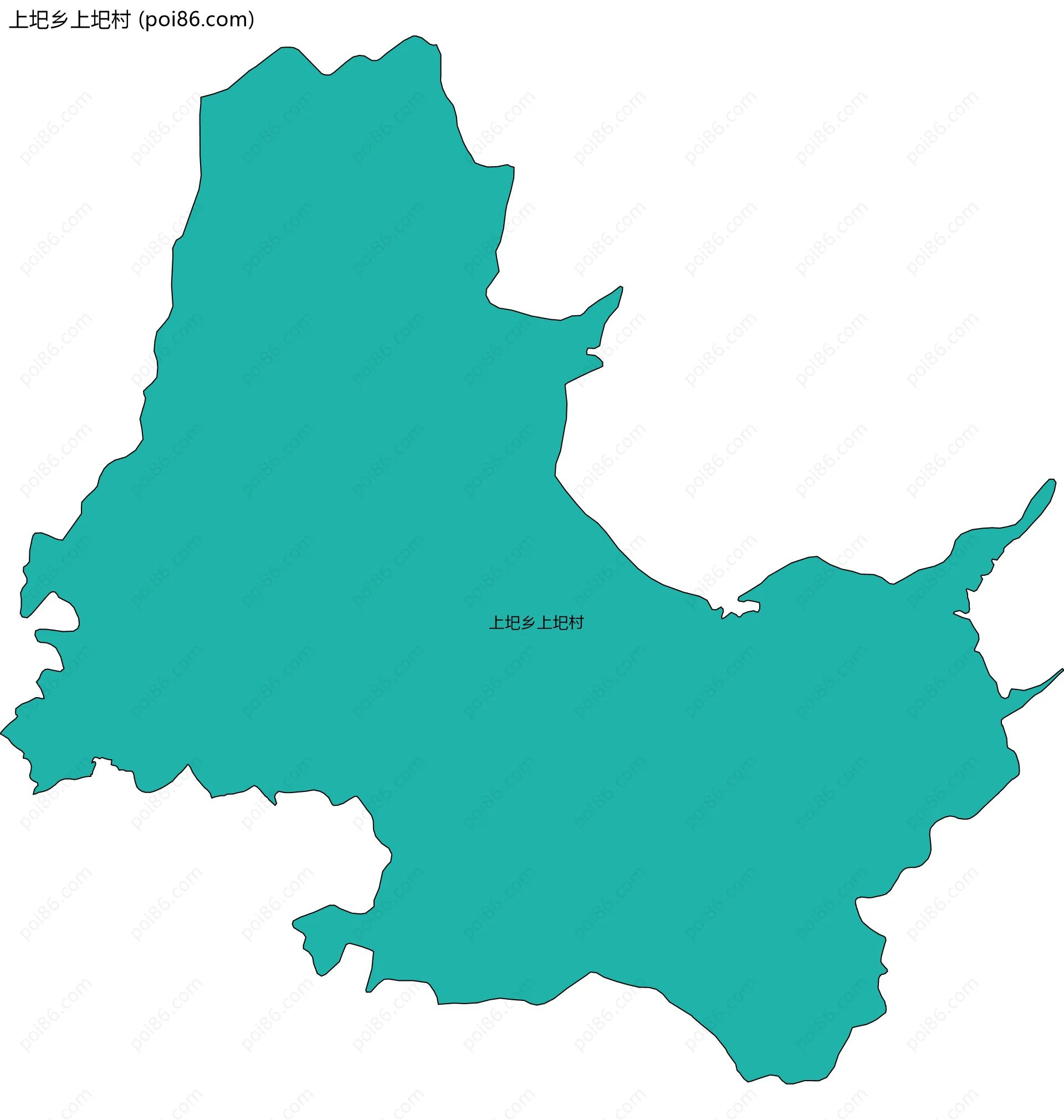 上圯乡上圯村边界地图