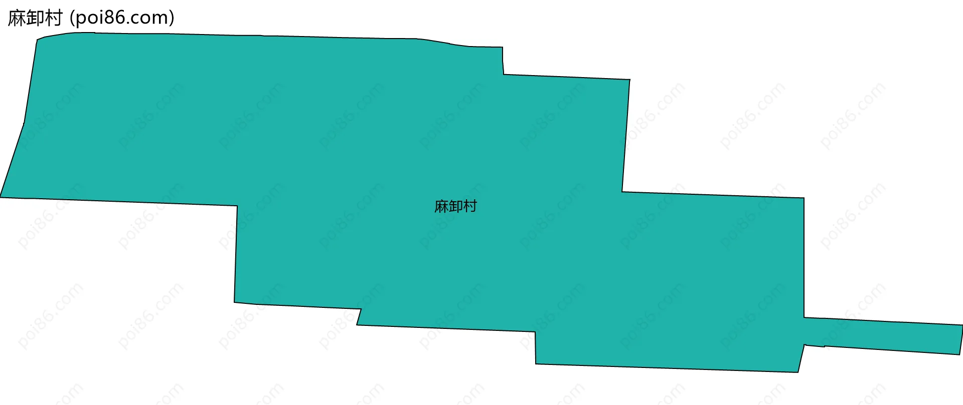 麻卸村边界地图