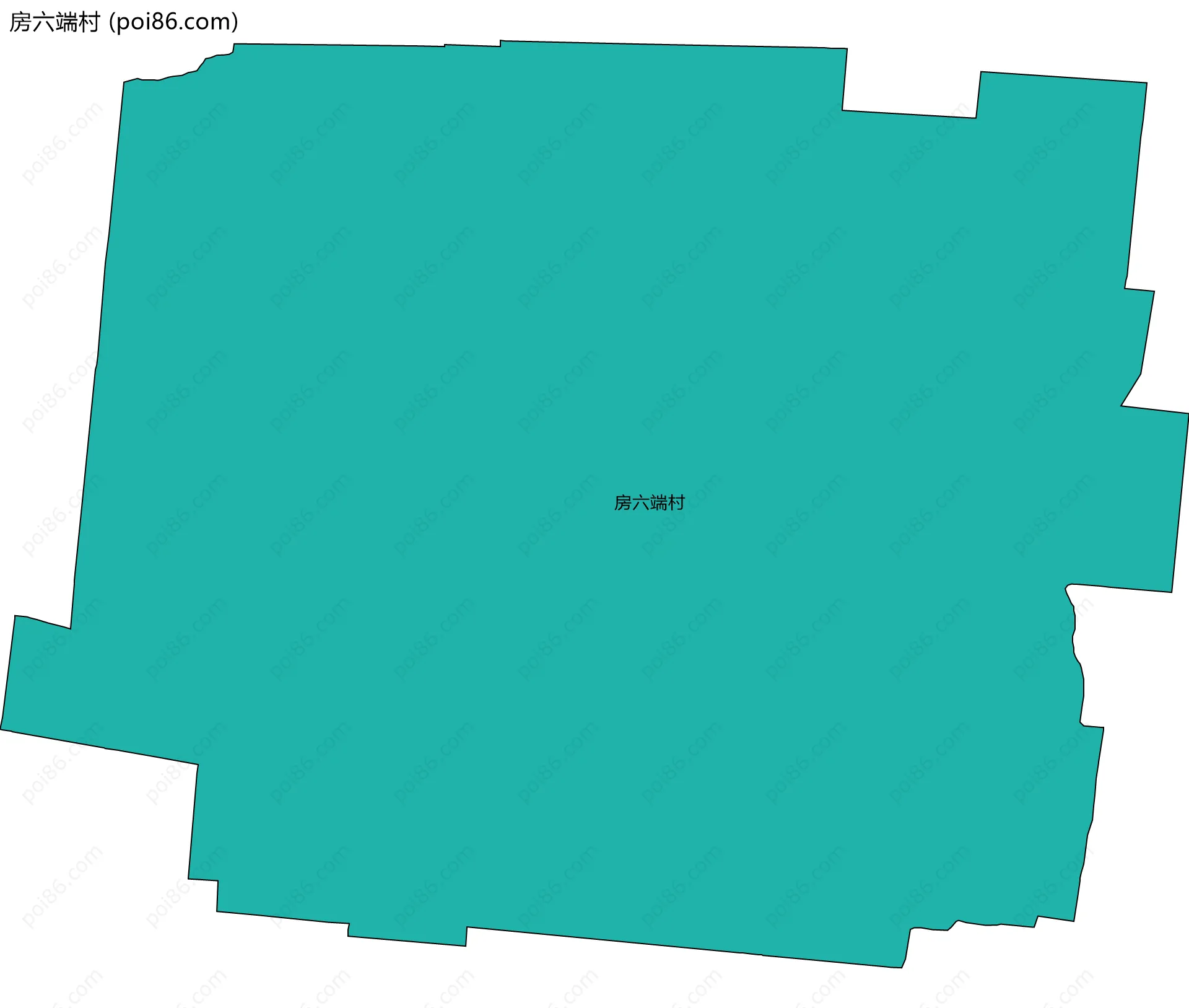 房六端村边界地图