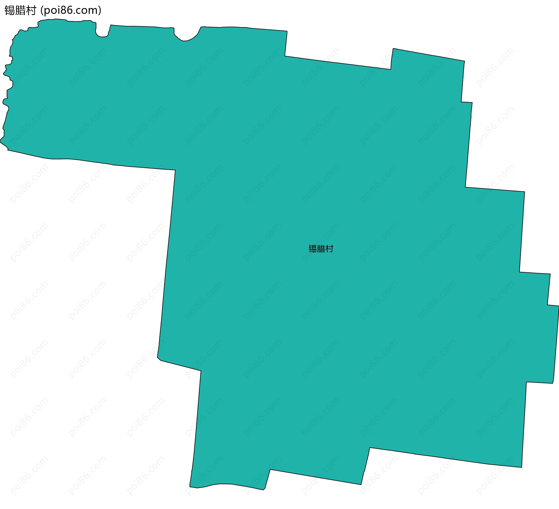 锡腊村边界地图