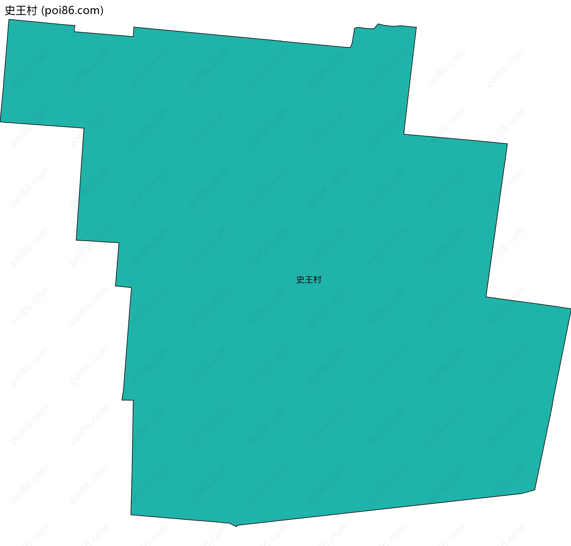 史王村边界地图