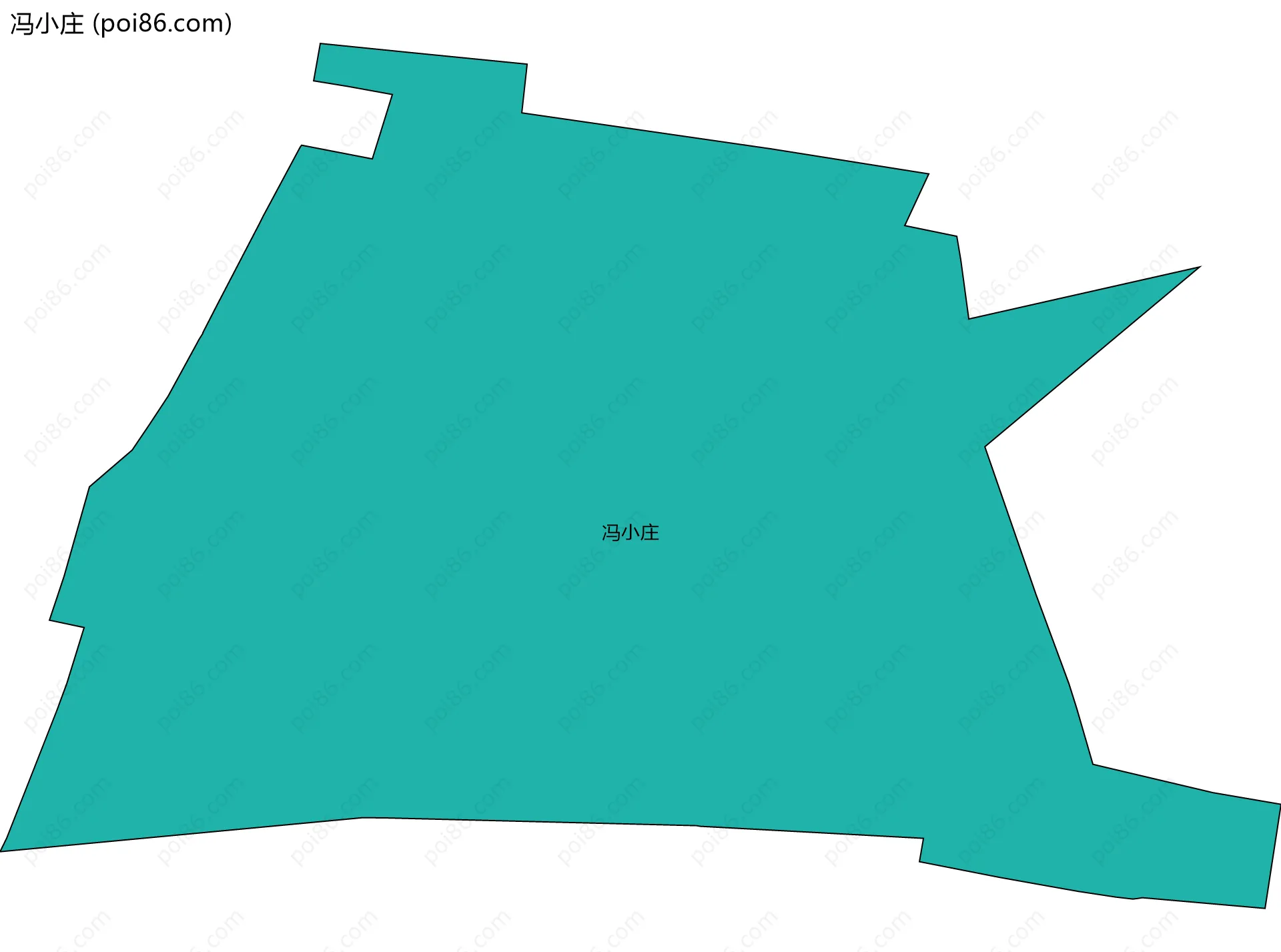冯小庄边界地图