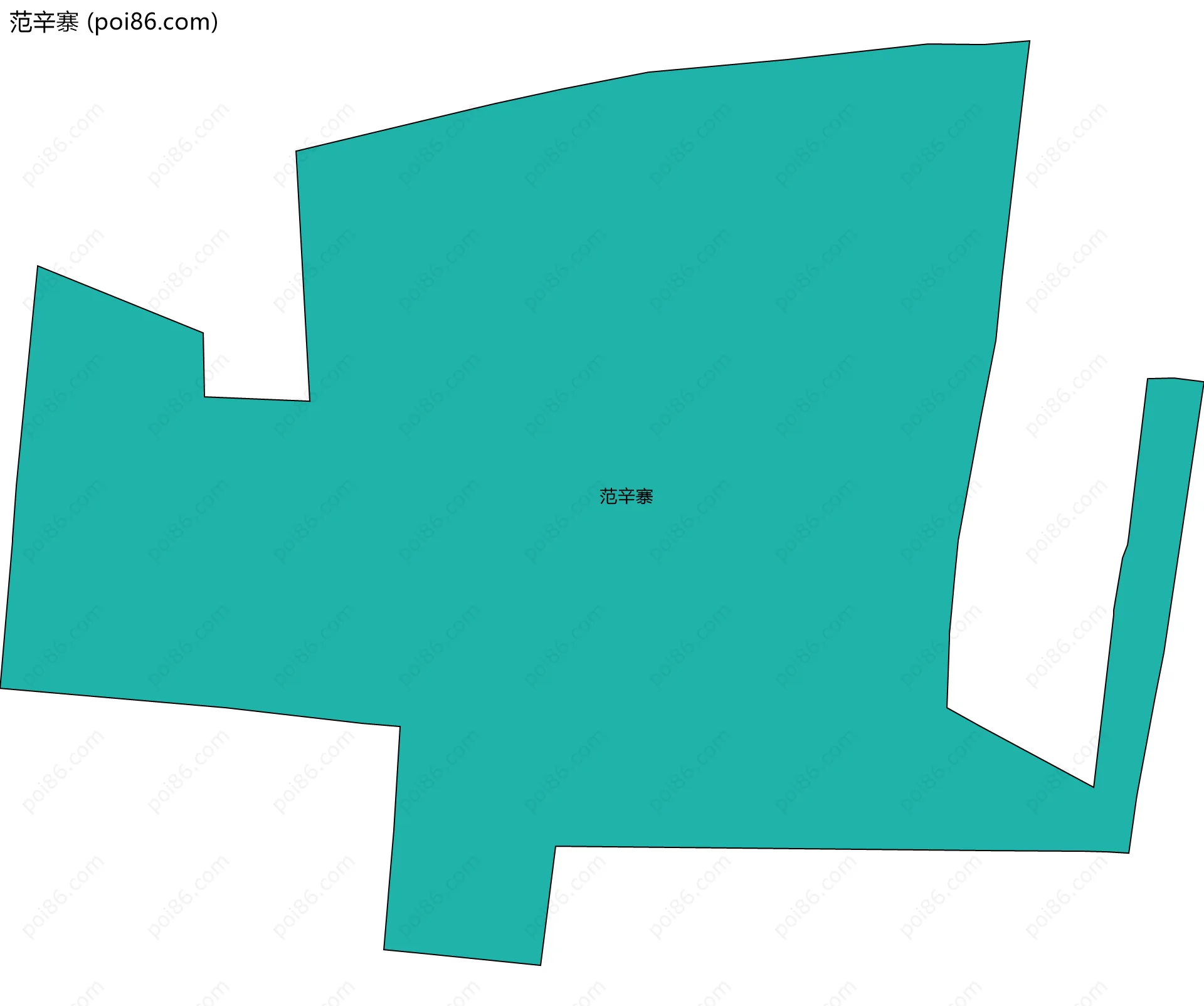 范辛寨边界地图