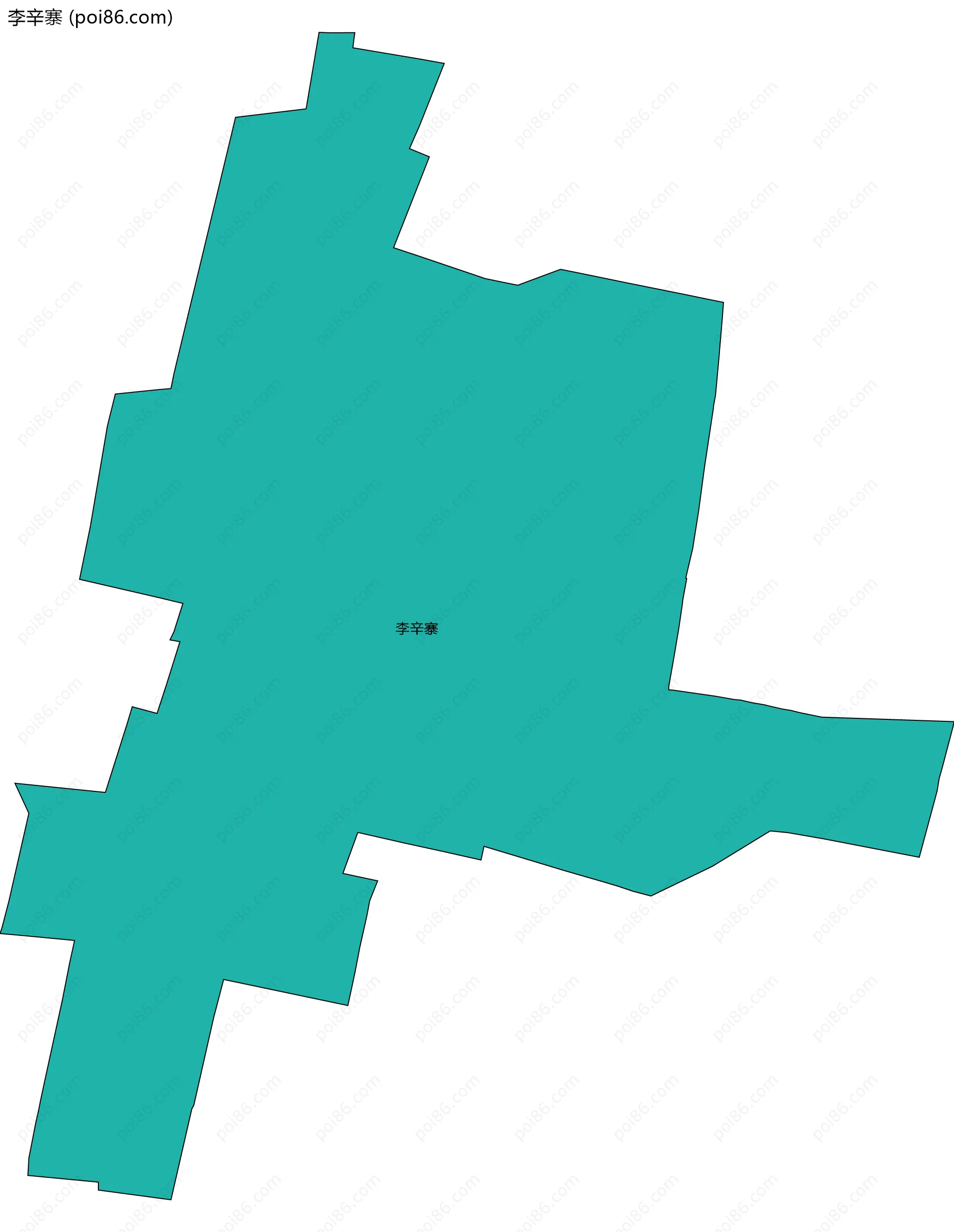 李辛寨边界地图