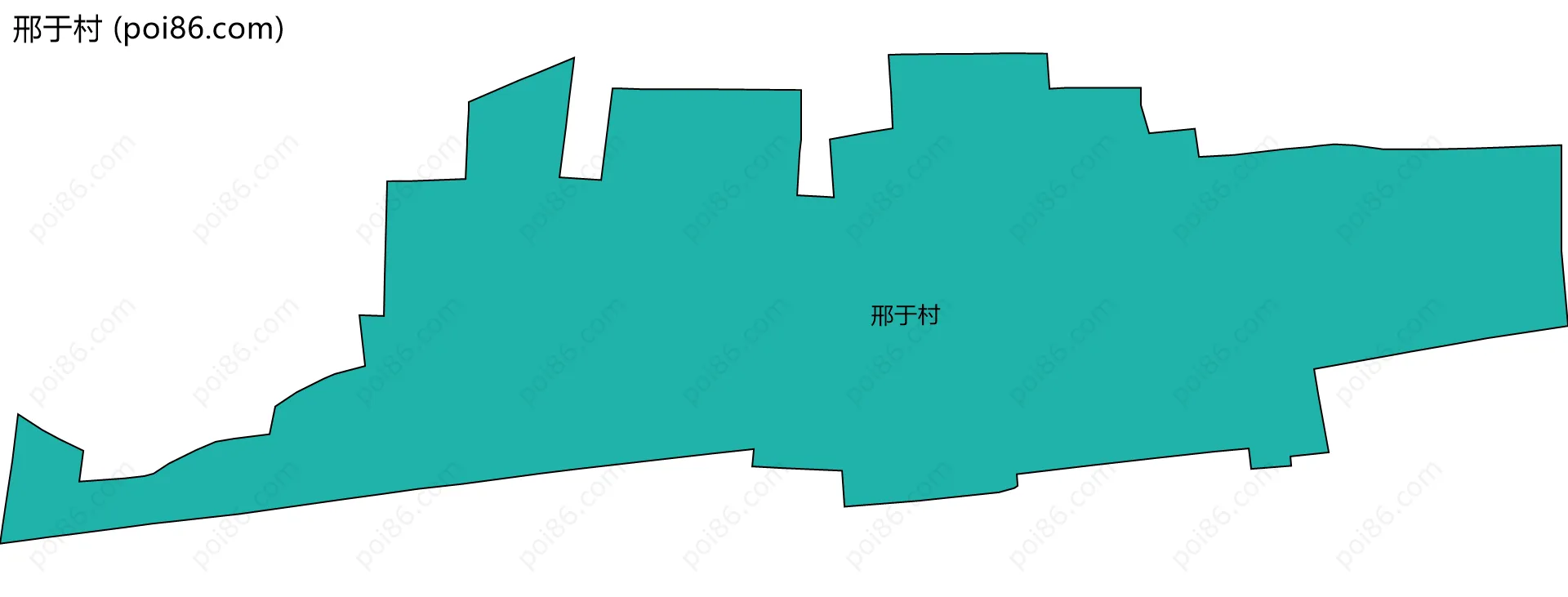 邢于村边界地图