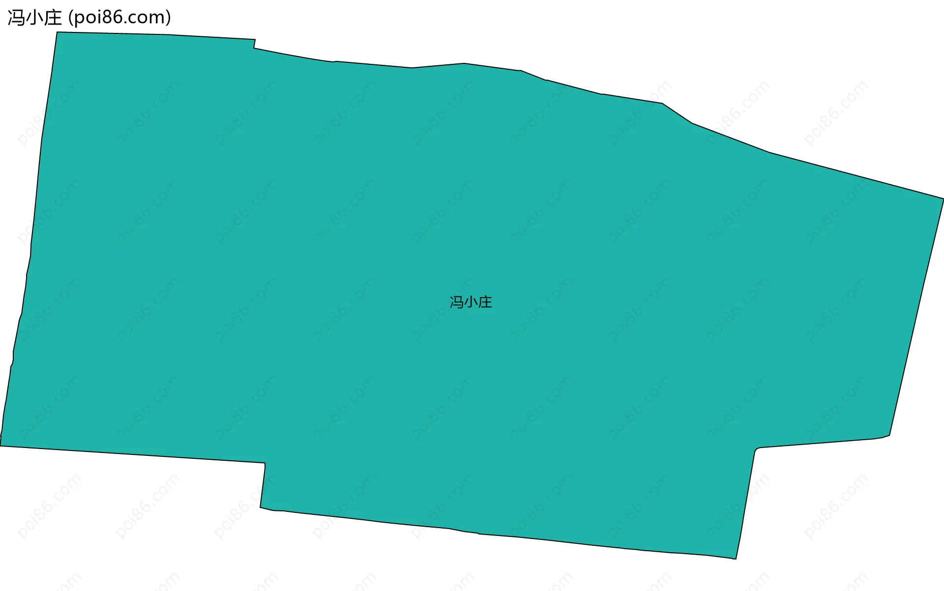 冯小庄边界地图