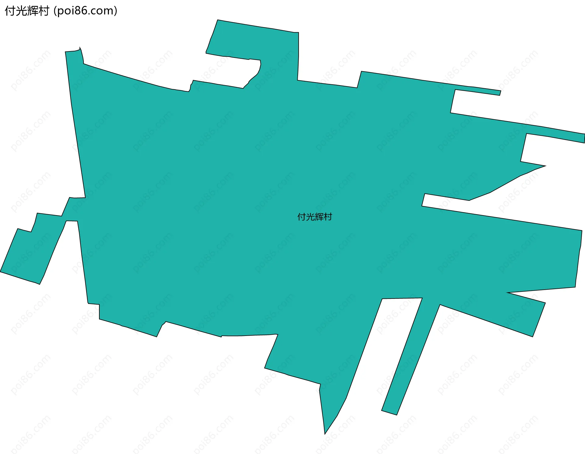 付光辉村边界地图