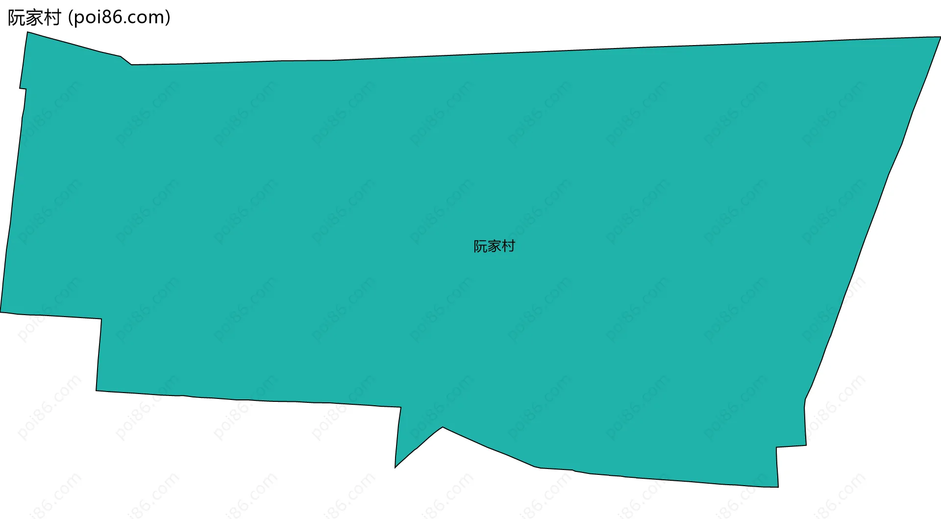 阮家村边界地图