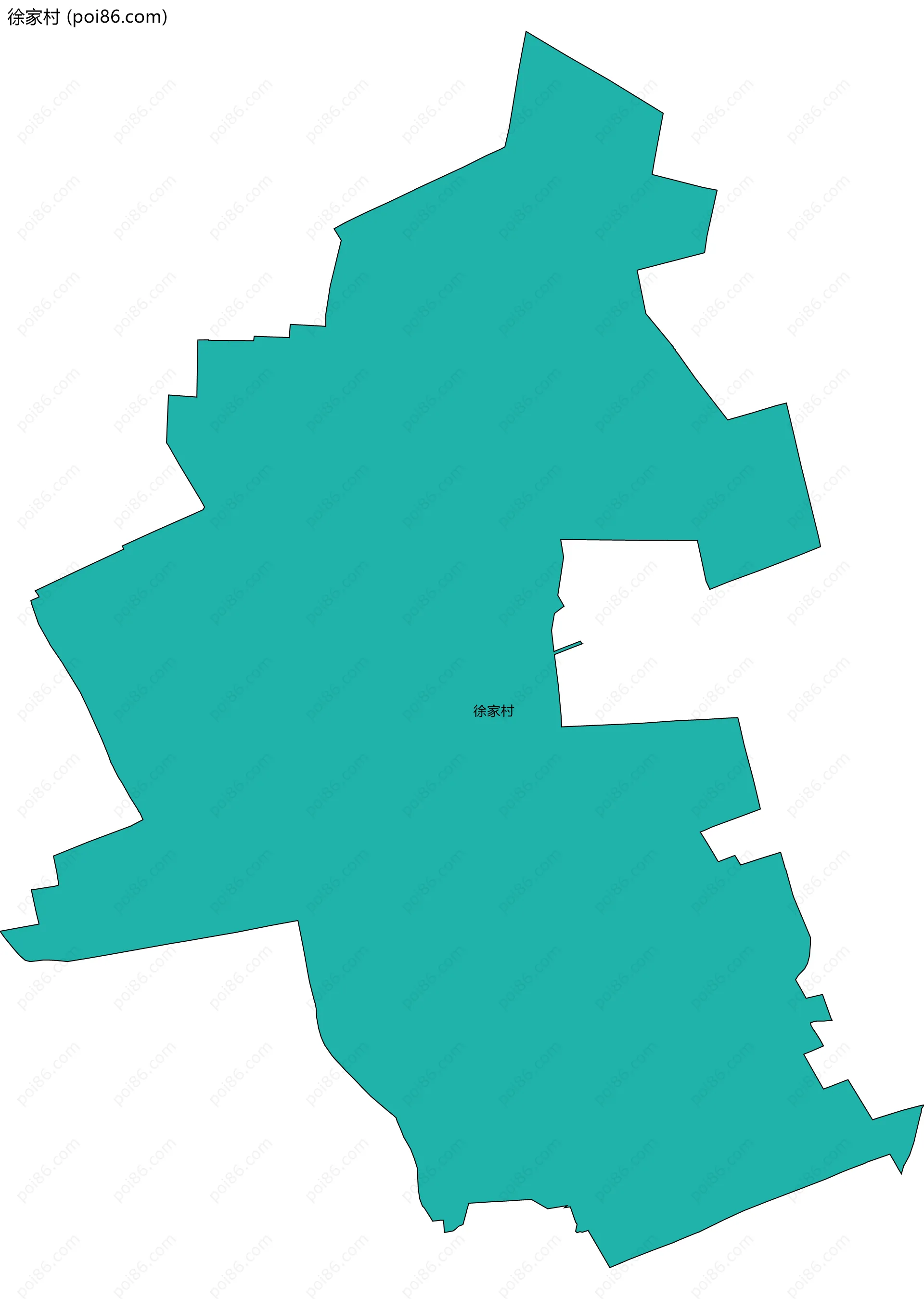徐家村边界地图