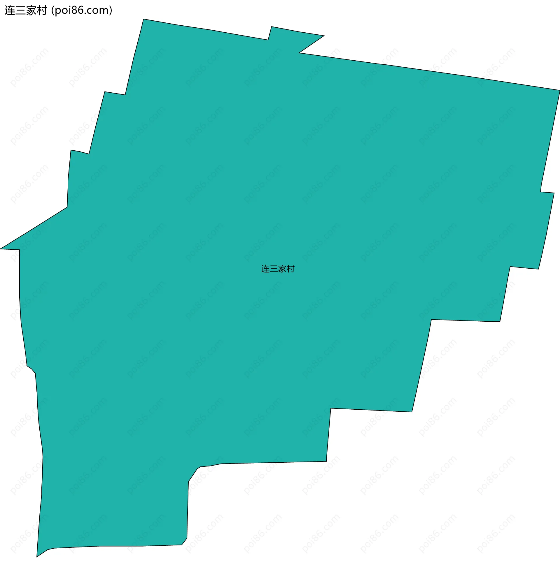 连三家村边界地图