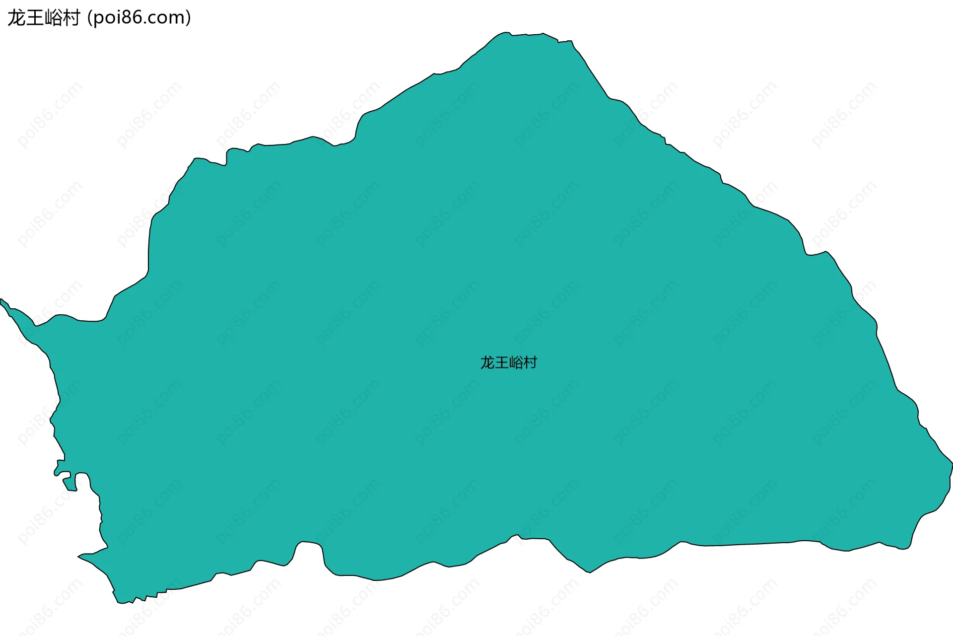 龙王峪村边界地图