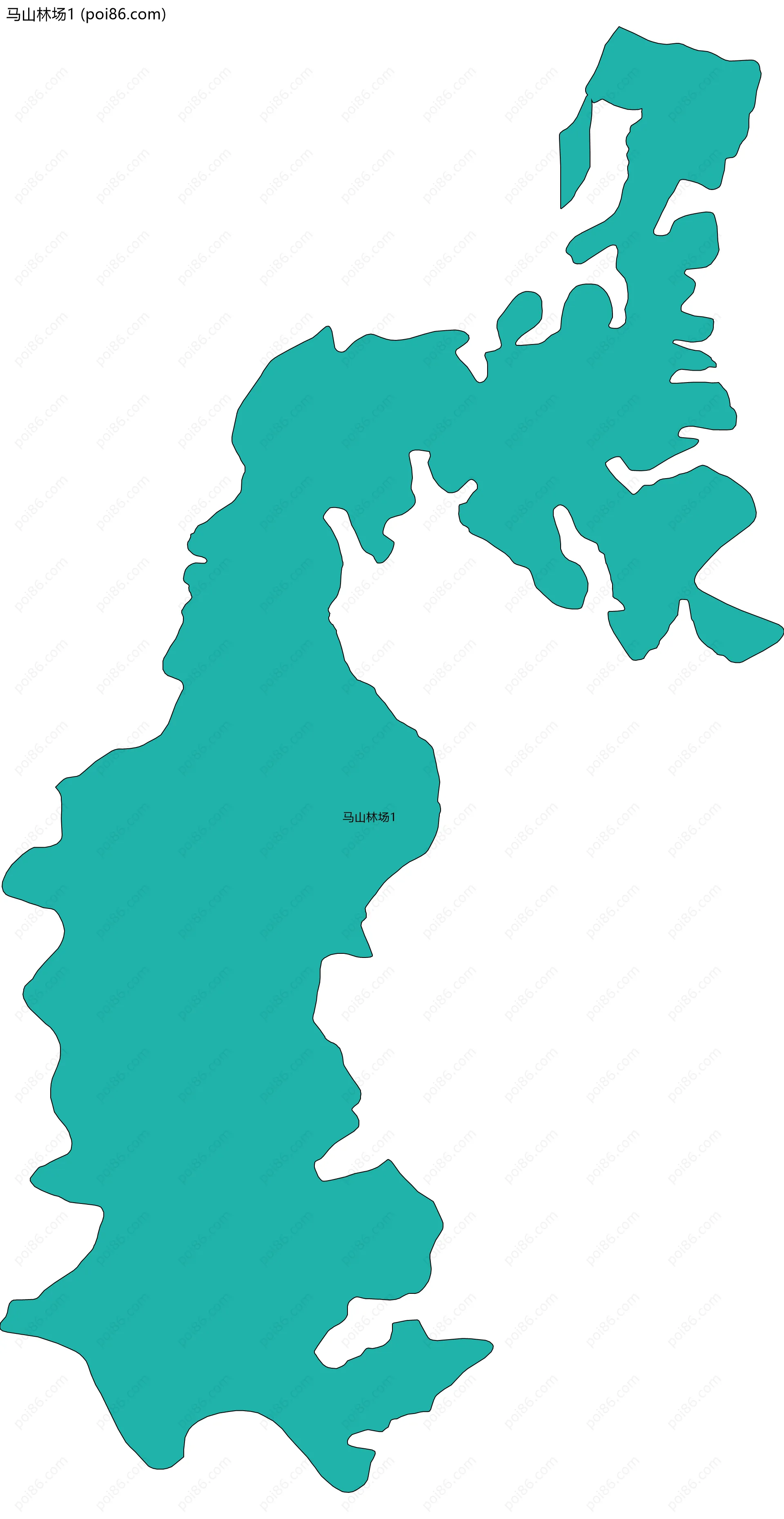 马山林场1边界地图