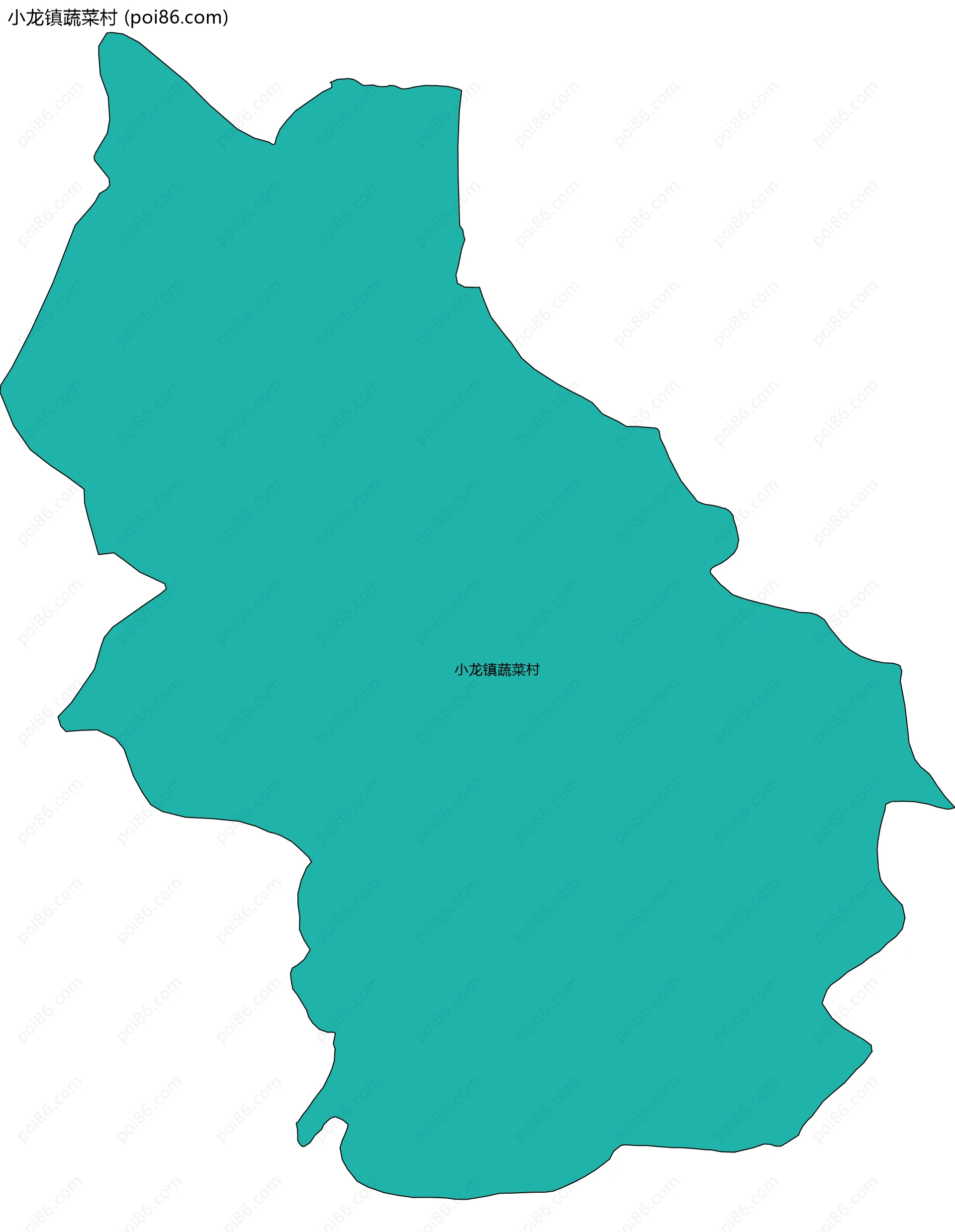 小龙镇蔬菜村边界地图