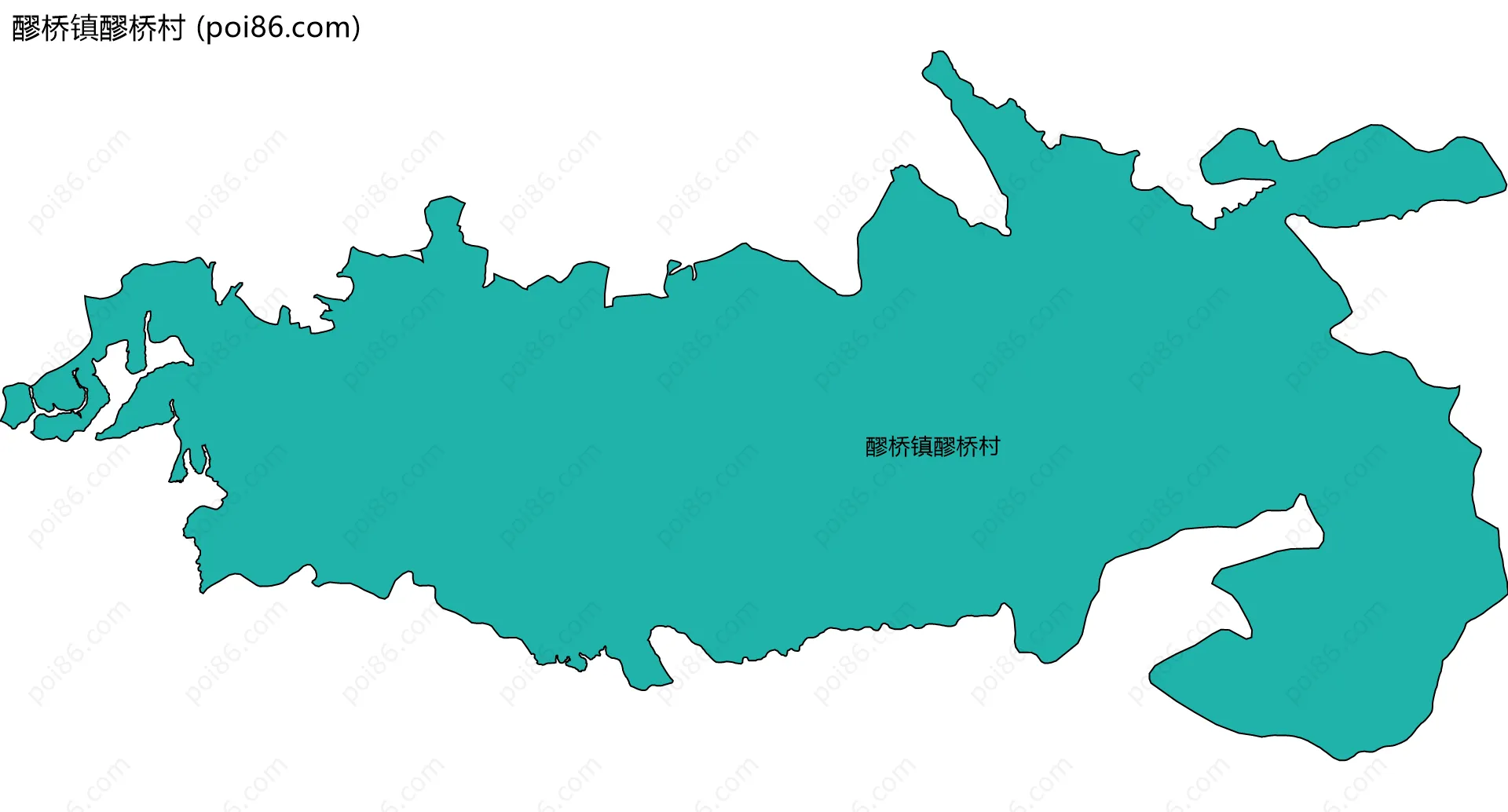 醪桥镇醪桥村边界地图