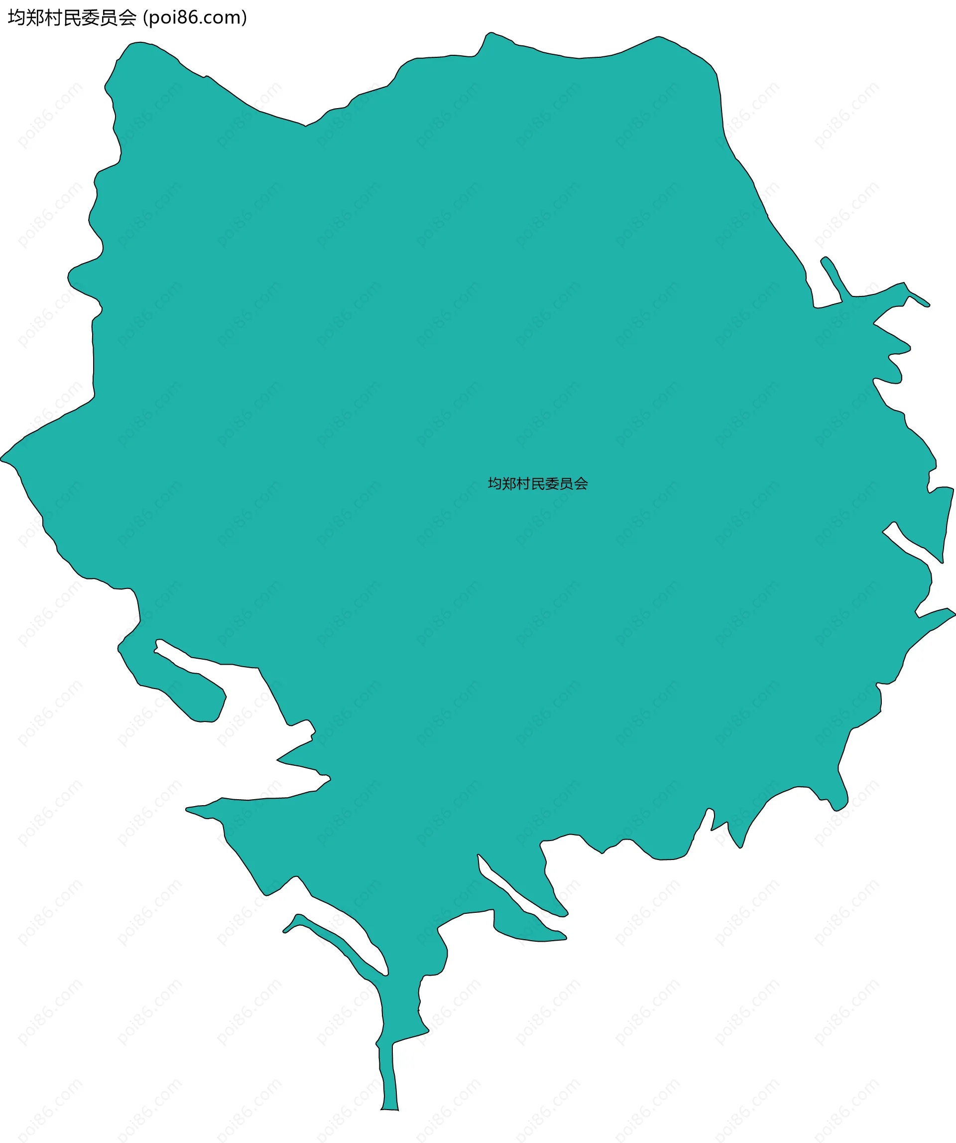 均郑村民委员会边界地图
