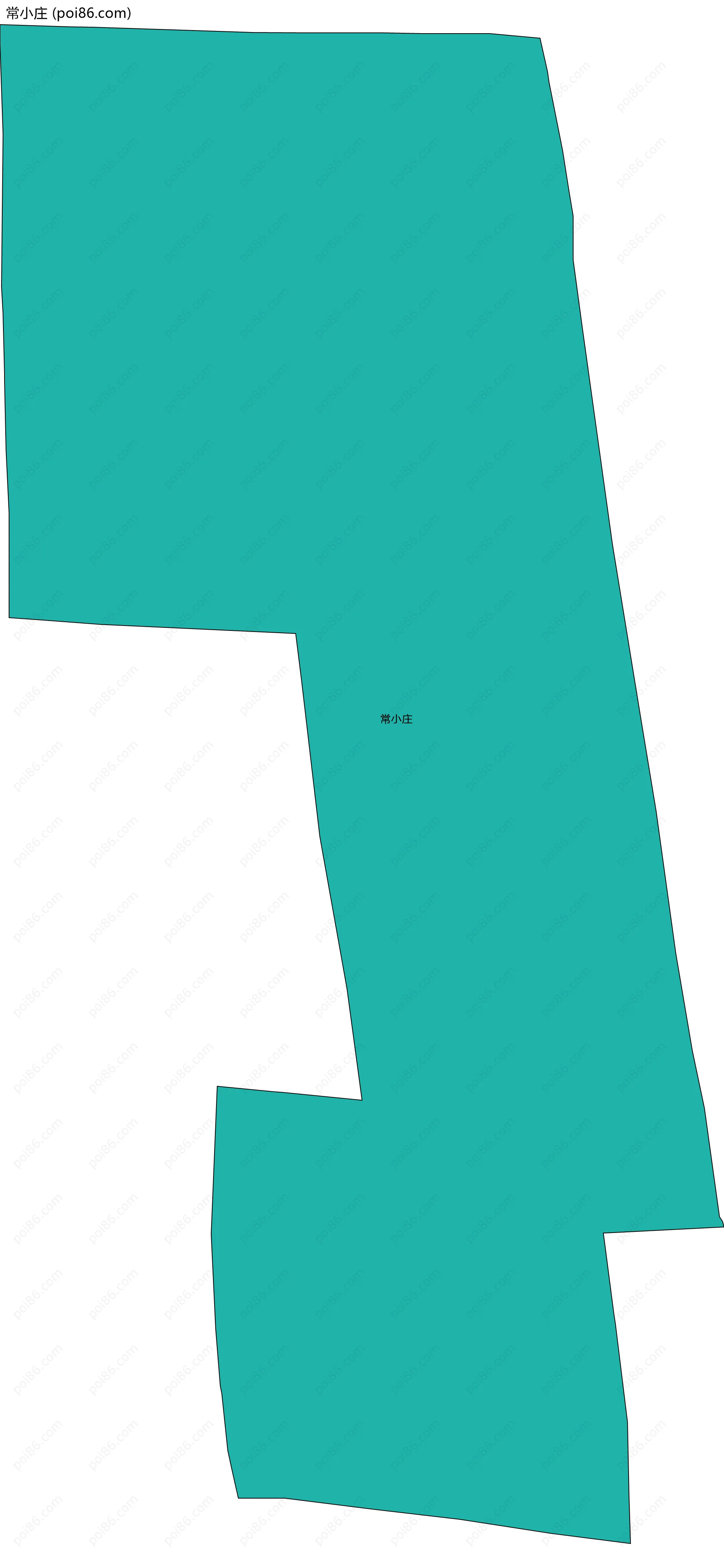 常小庄边界地图