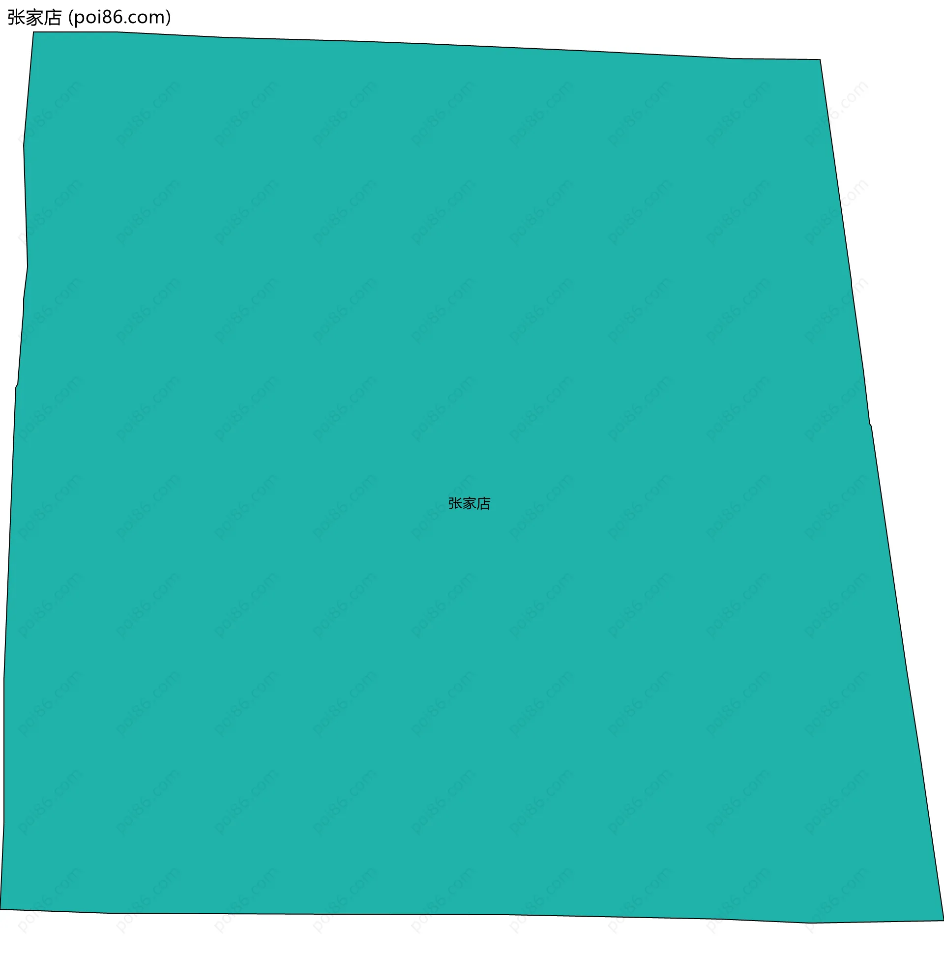 张家店边界地图