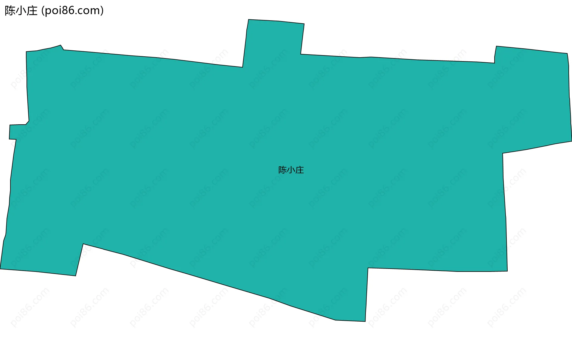 陈小庄边界地图