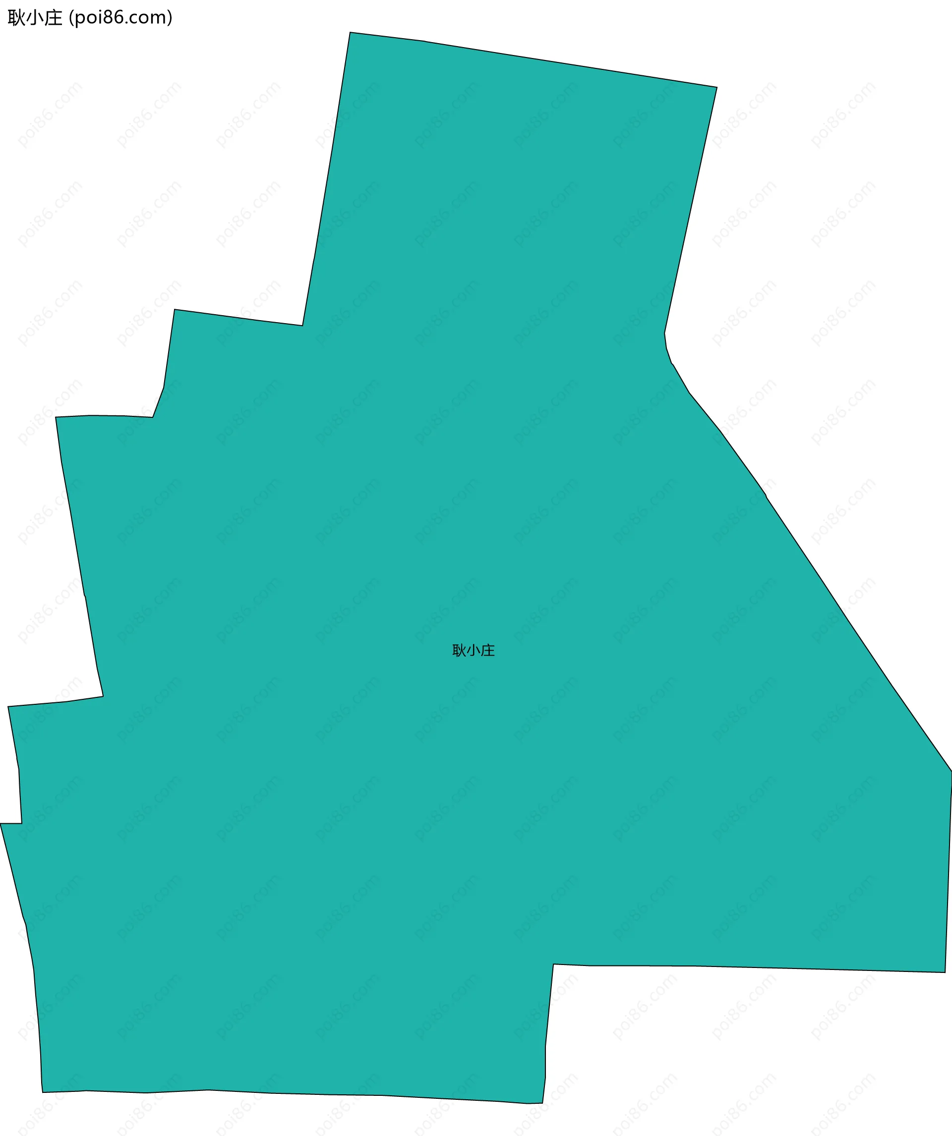 耿小庄边界地图